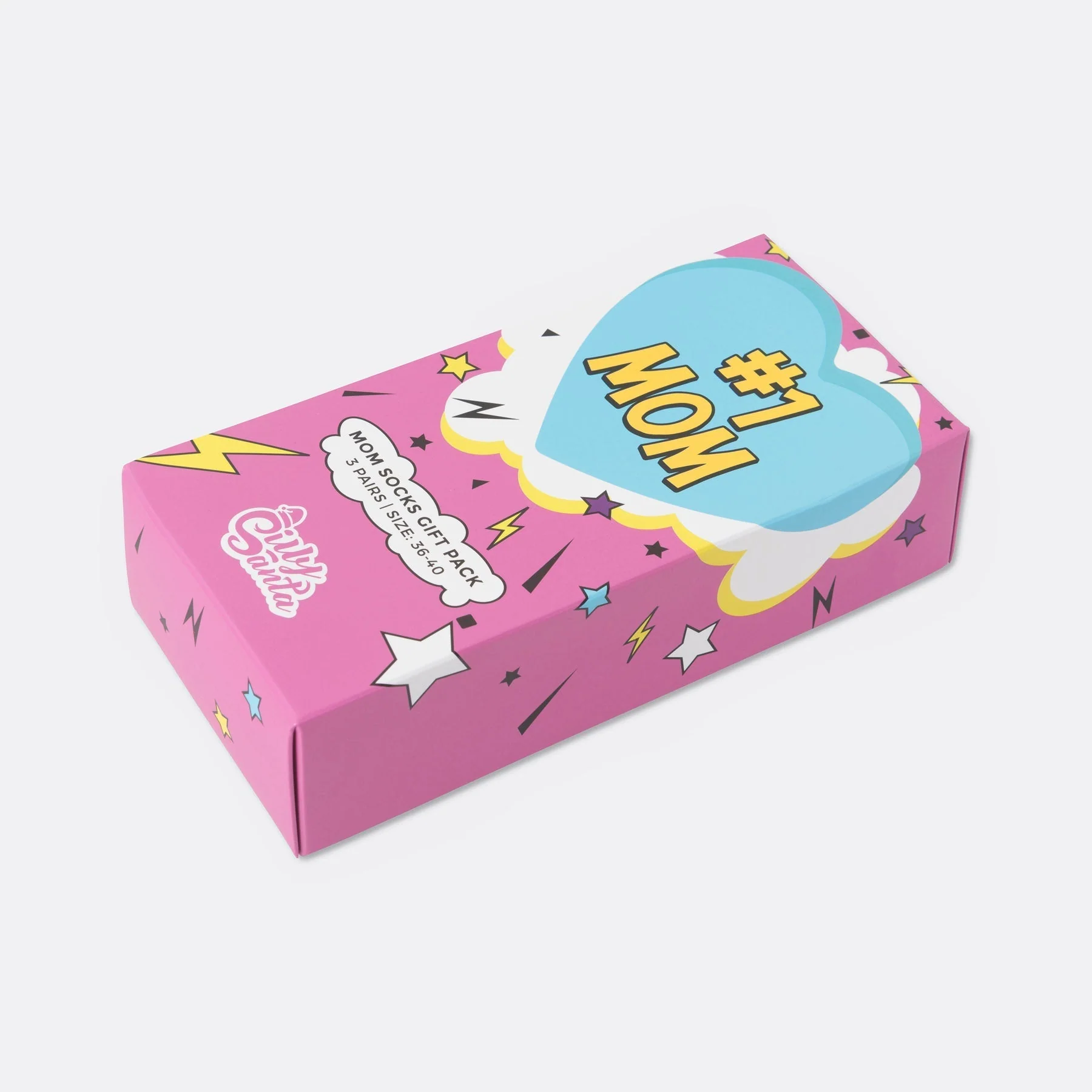 #1 Mom Socken Geschenkbox (3er-Pack) - Image 10