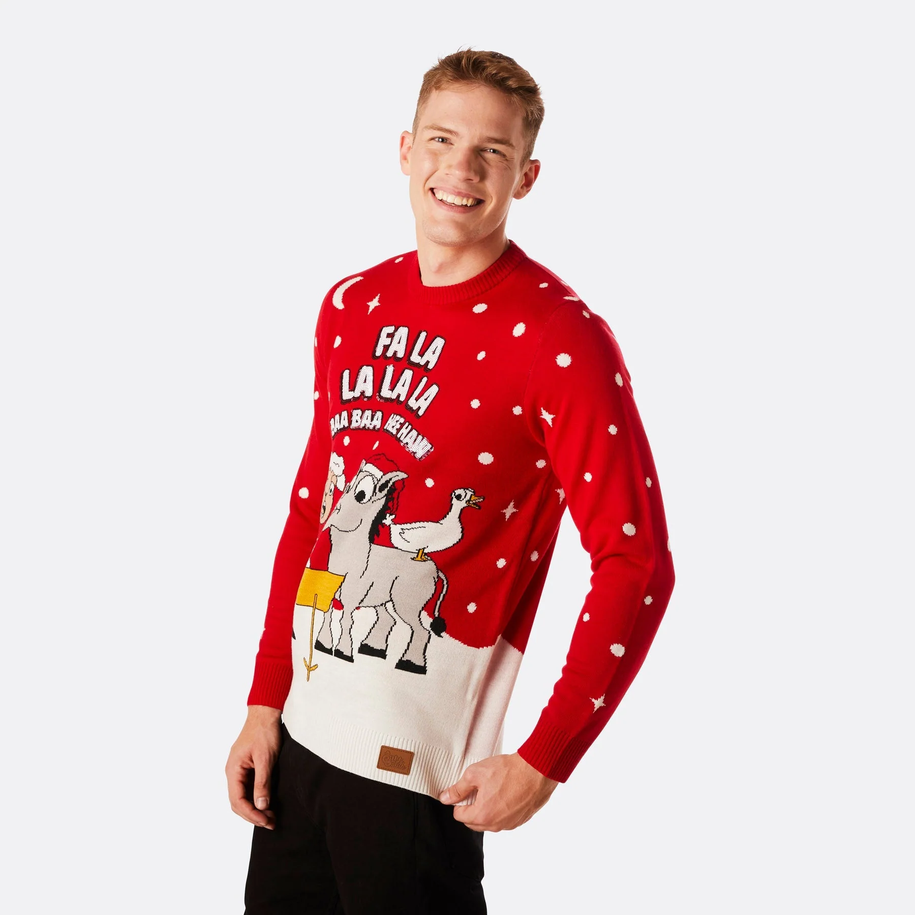 Baa Baa Weihnachtspullover Herren - Image 3