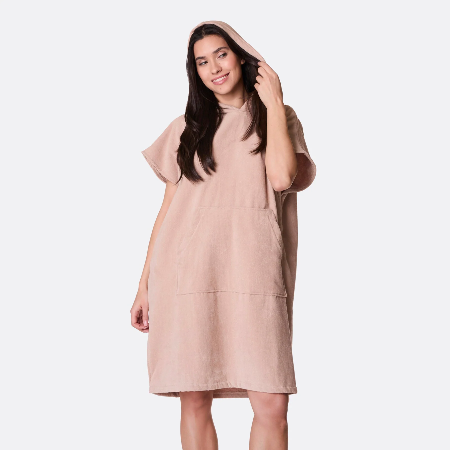 Beiger Badeponcho - Image 3