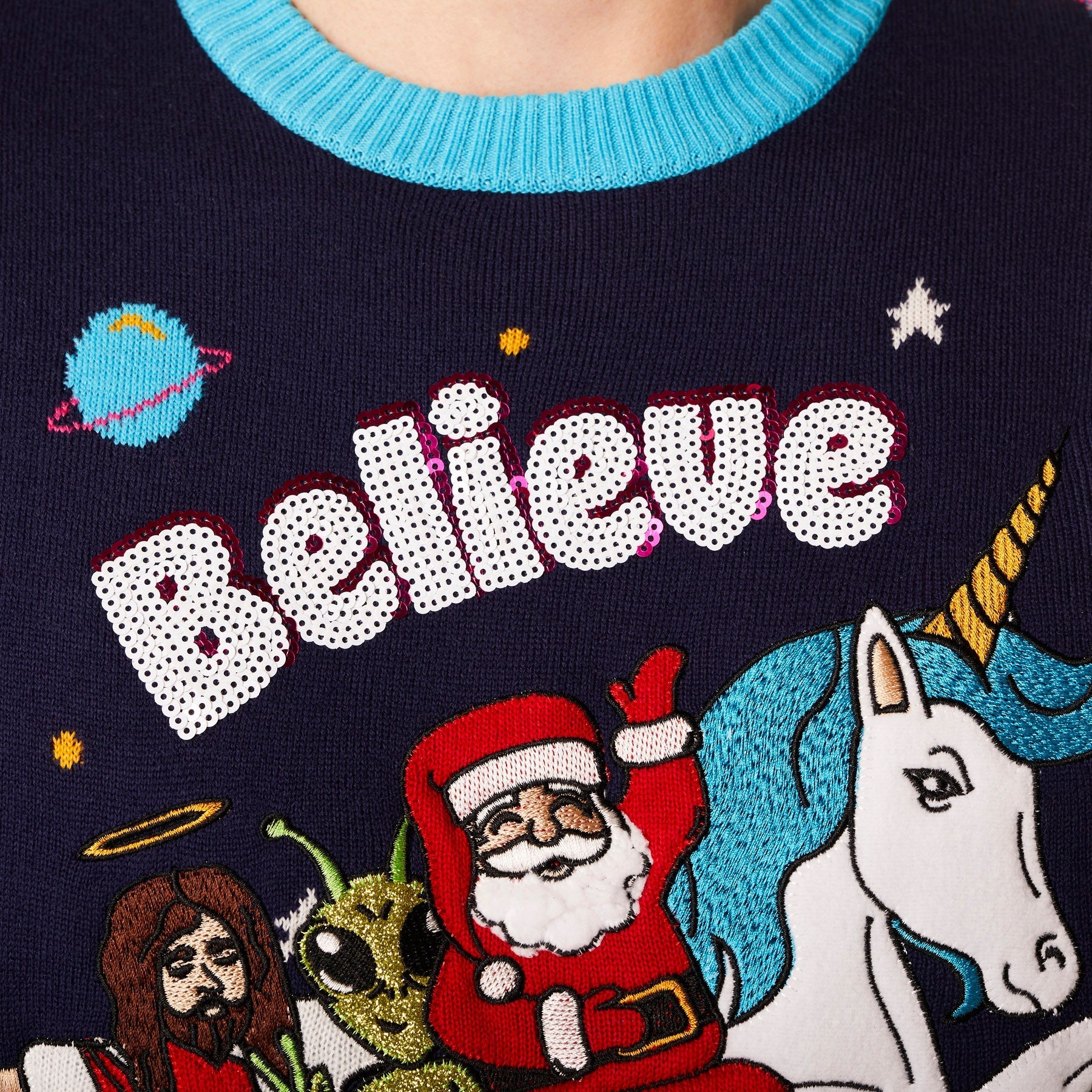 Believe Weihnachtspullover Damen - Image 6