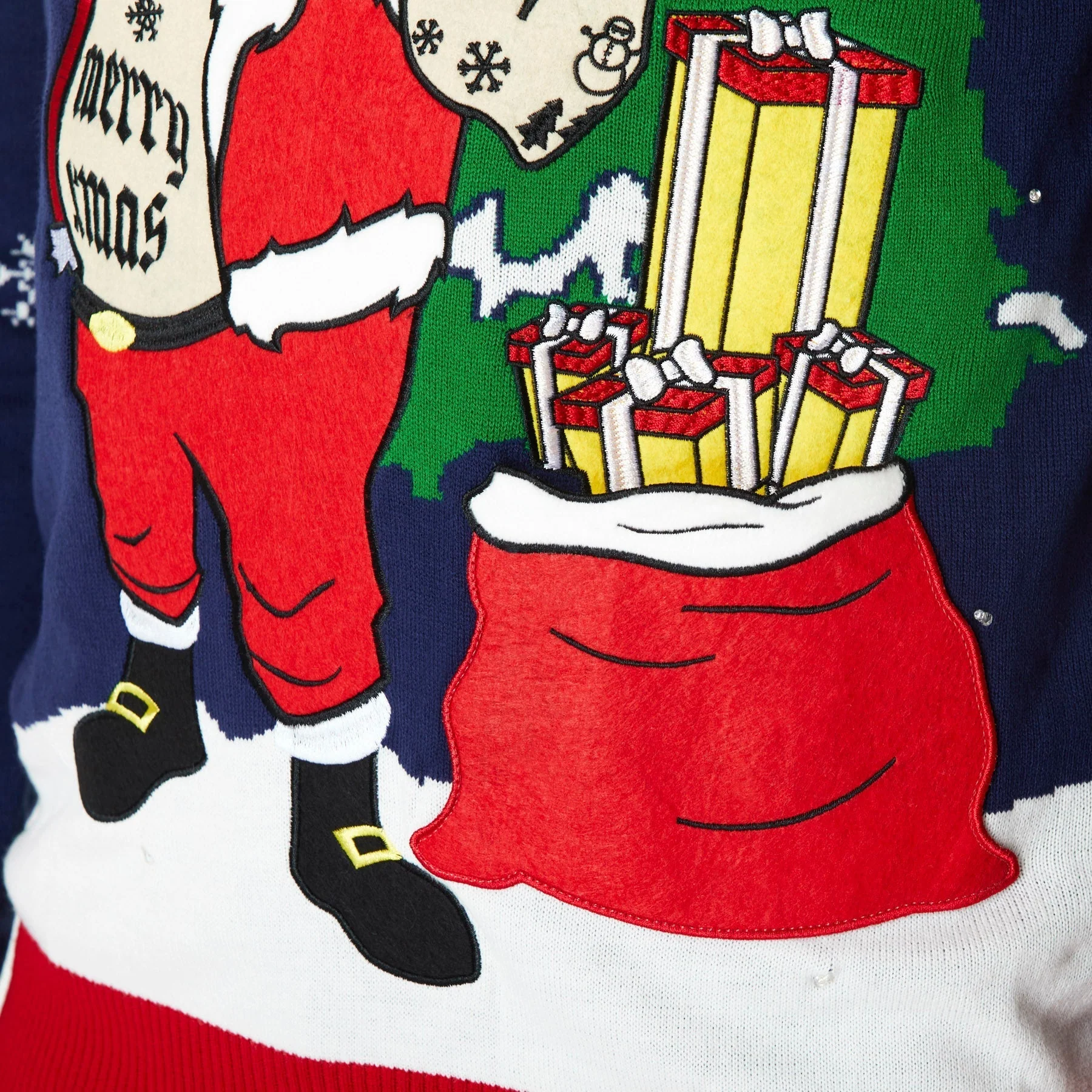 Biker Weihnachtspullover Damen - Image 5