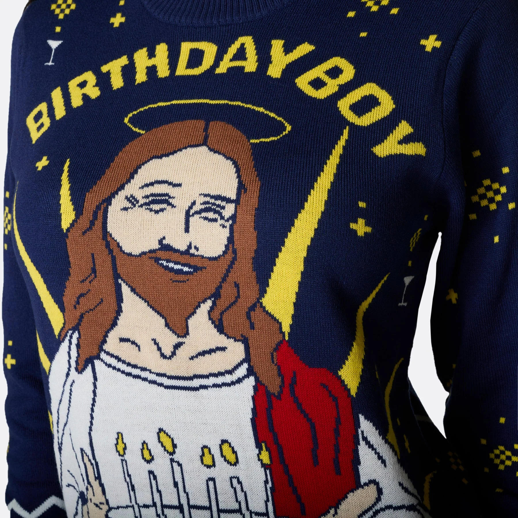 Birthday Boy Weihnachtspullover Damen - Image 3