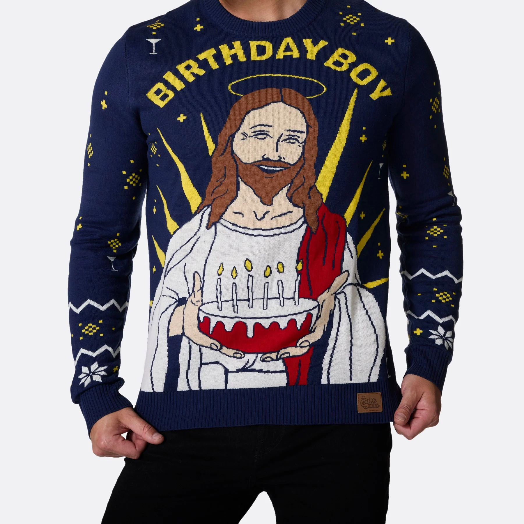 Birthday Boy Weihnachtspullover Herren - Image 3