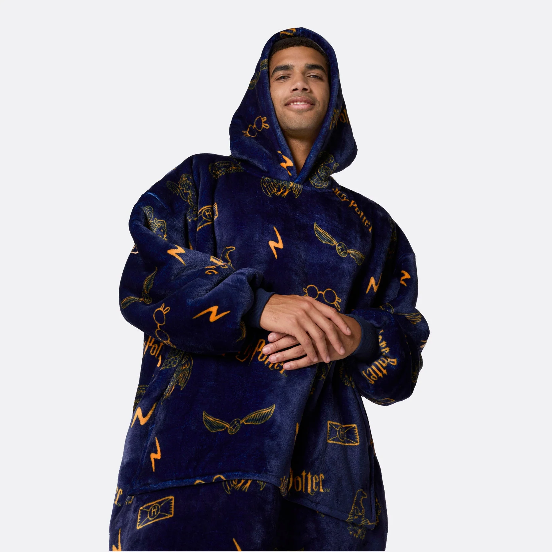 Blauer Harry Potter HappyHoodie - Image 4