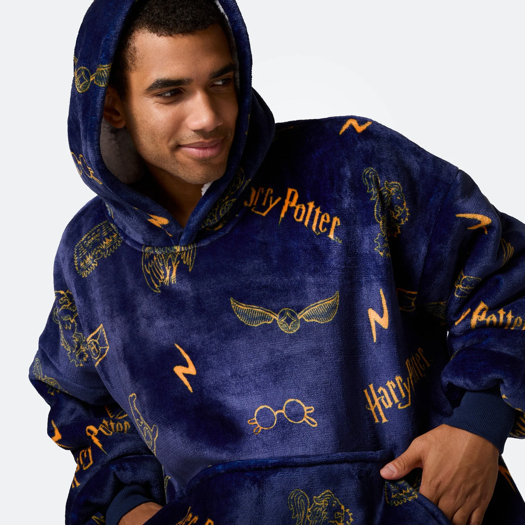 Blauer Harry Potter HappyHoodie - Image 5