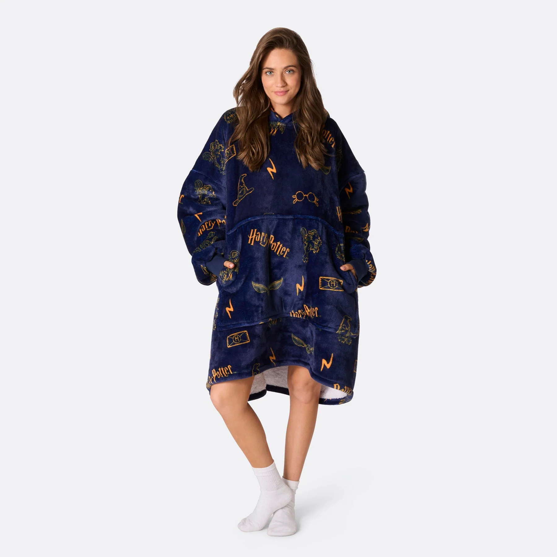Blauer Harry Potter HappyHoodie - Image 6