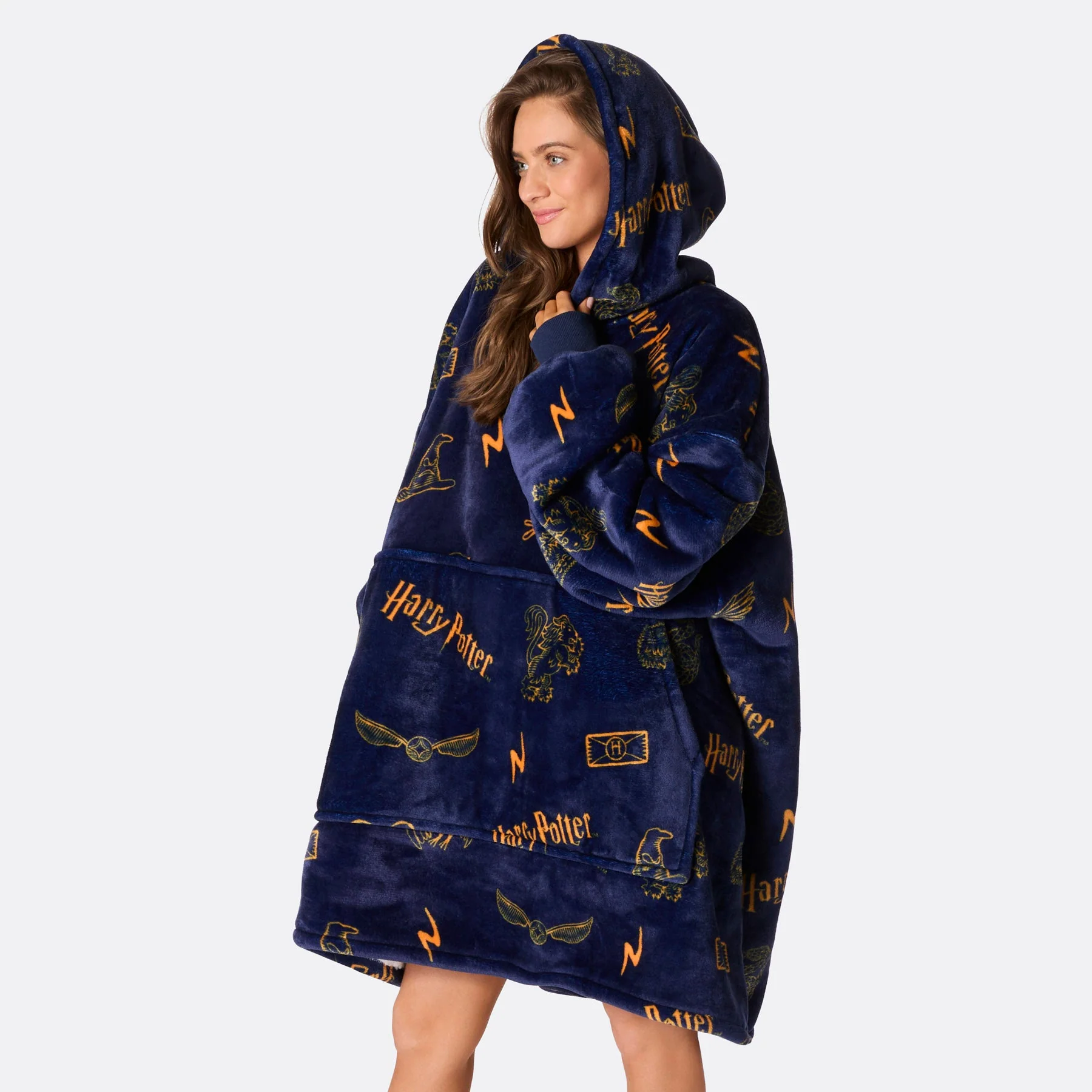 Blauer Harry Potter HappyHoodie - Image 8