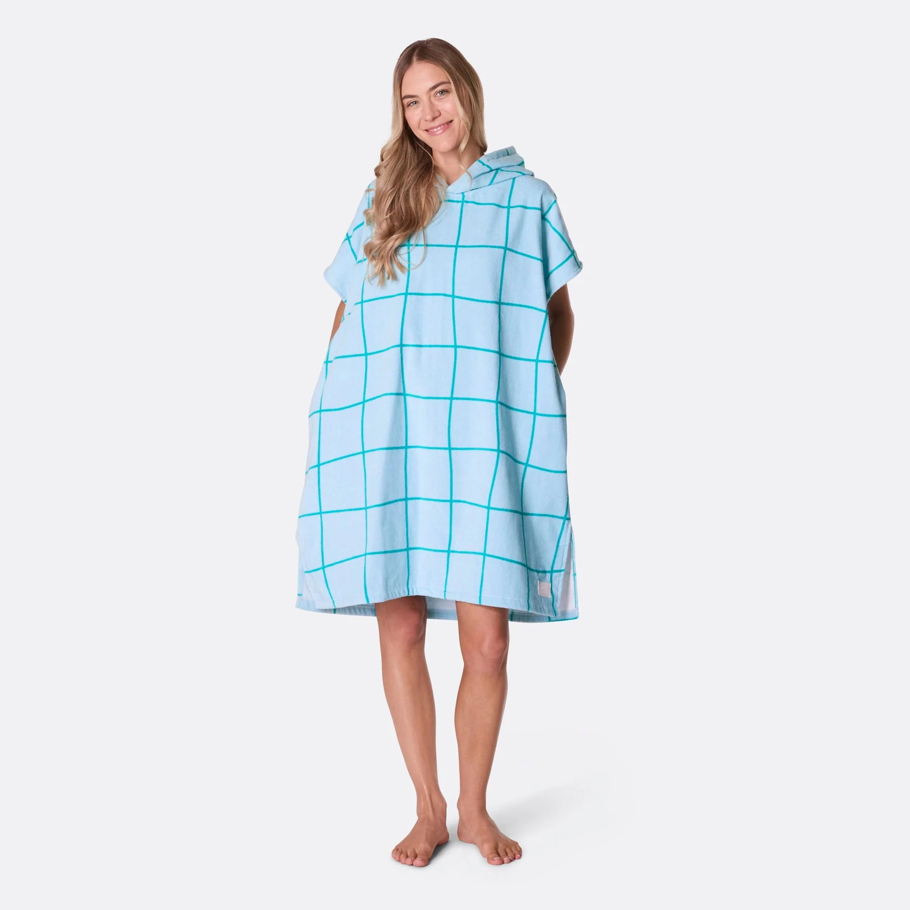 Blauer Pool Badeponcho - Image 4