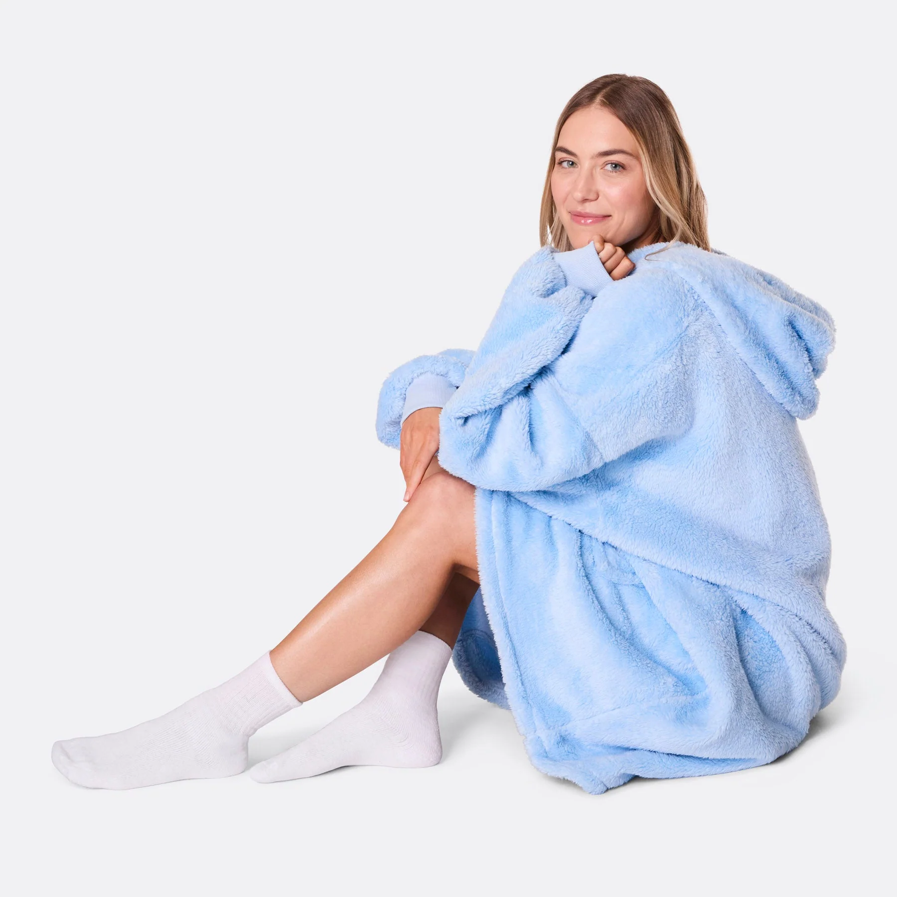 Blauer Teddy HappyHoodie - Image 2