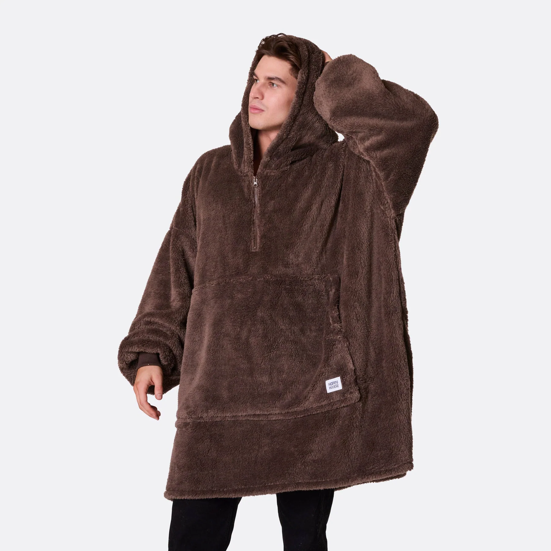 Brauner Teddy HappyHoodie - Image 3