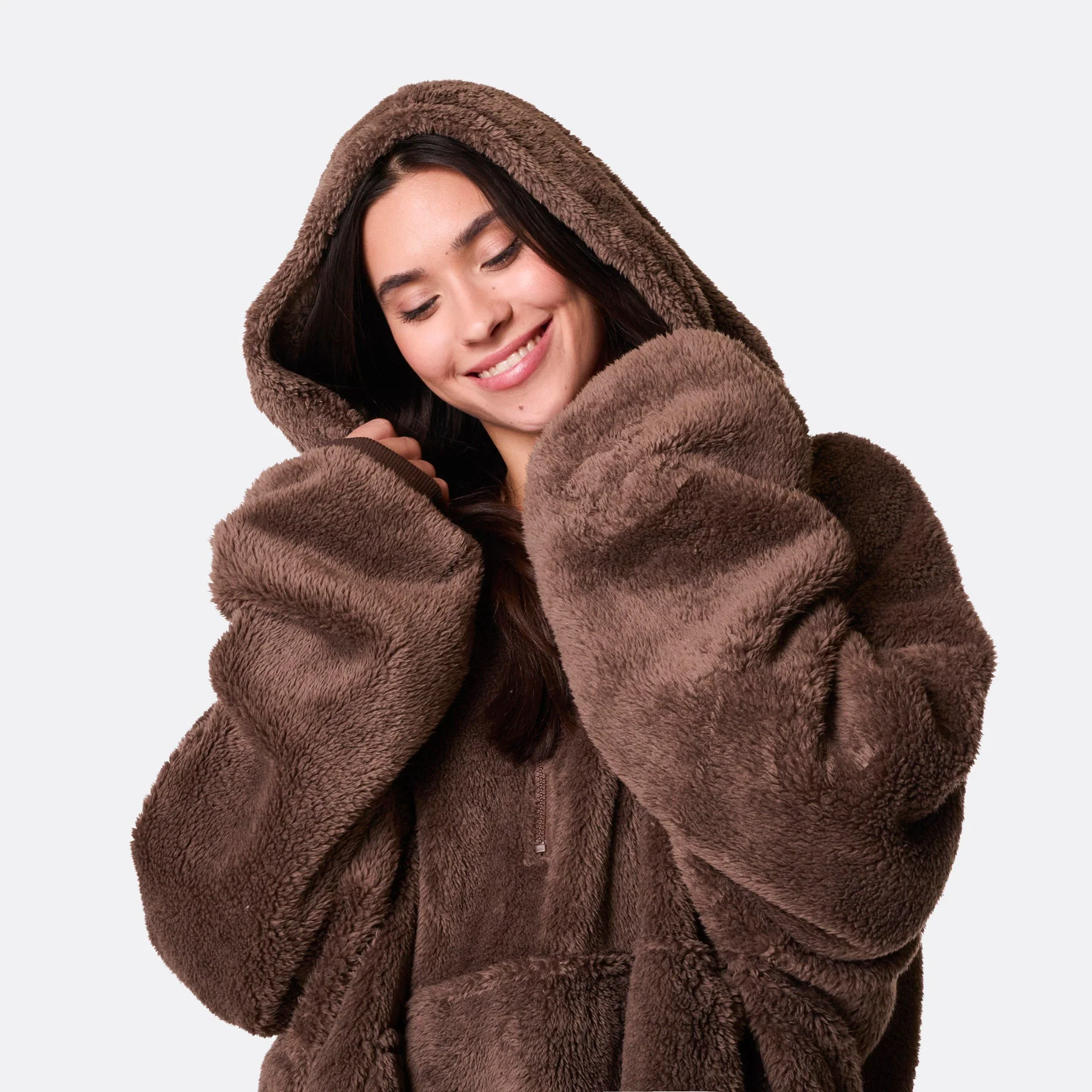 Brauner Teddy HappyHoodie - Image 7