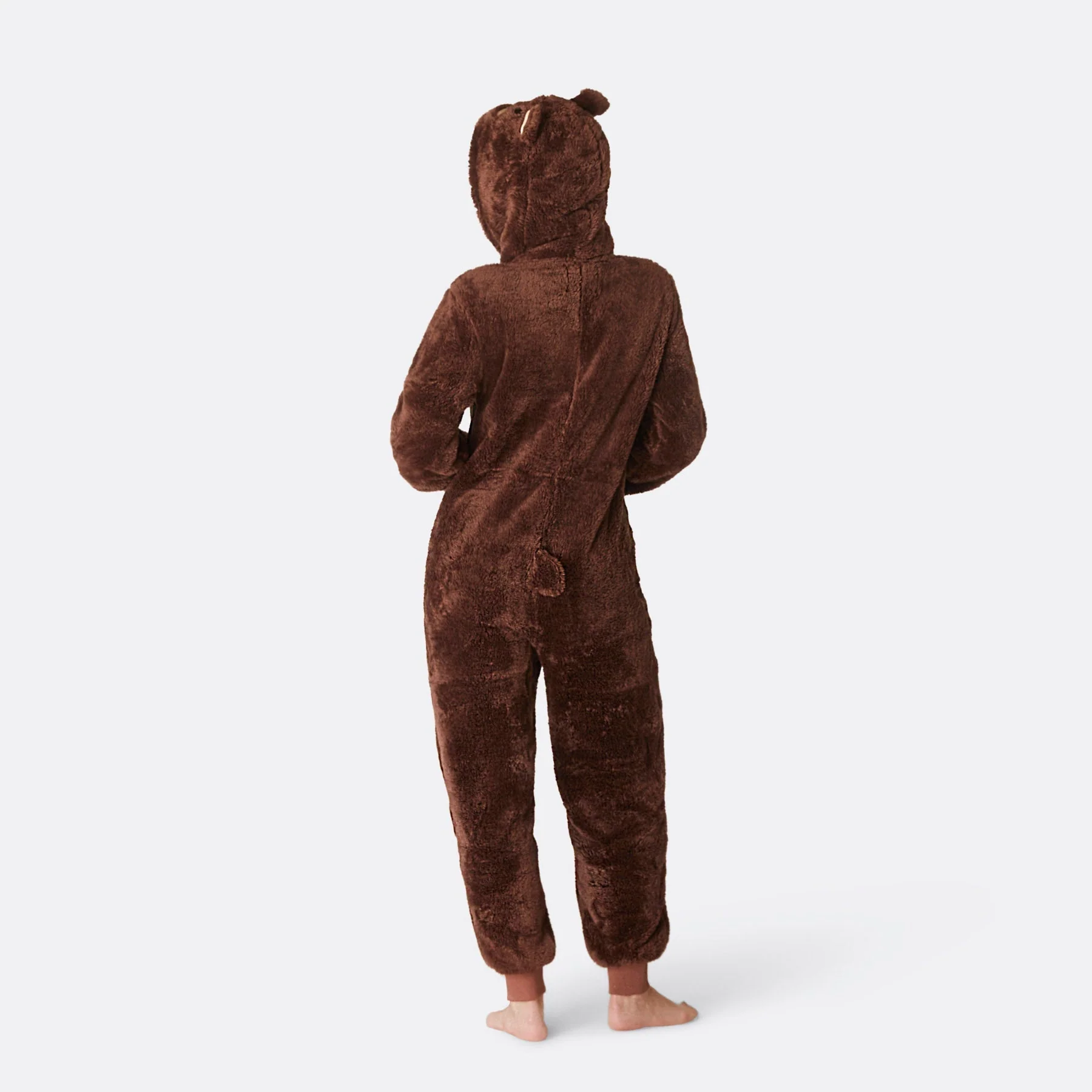 Brauner Teddybär Onesie Damen - Image 3