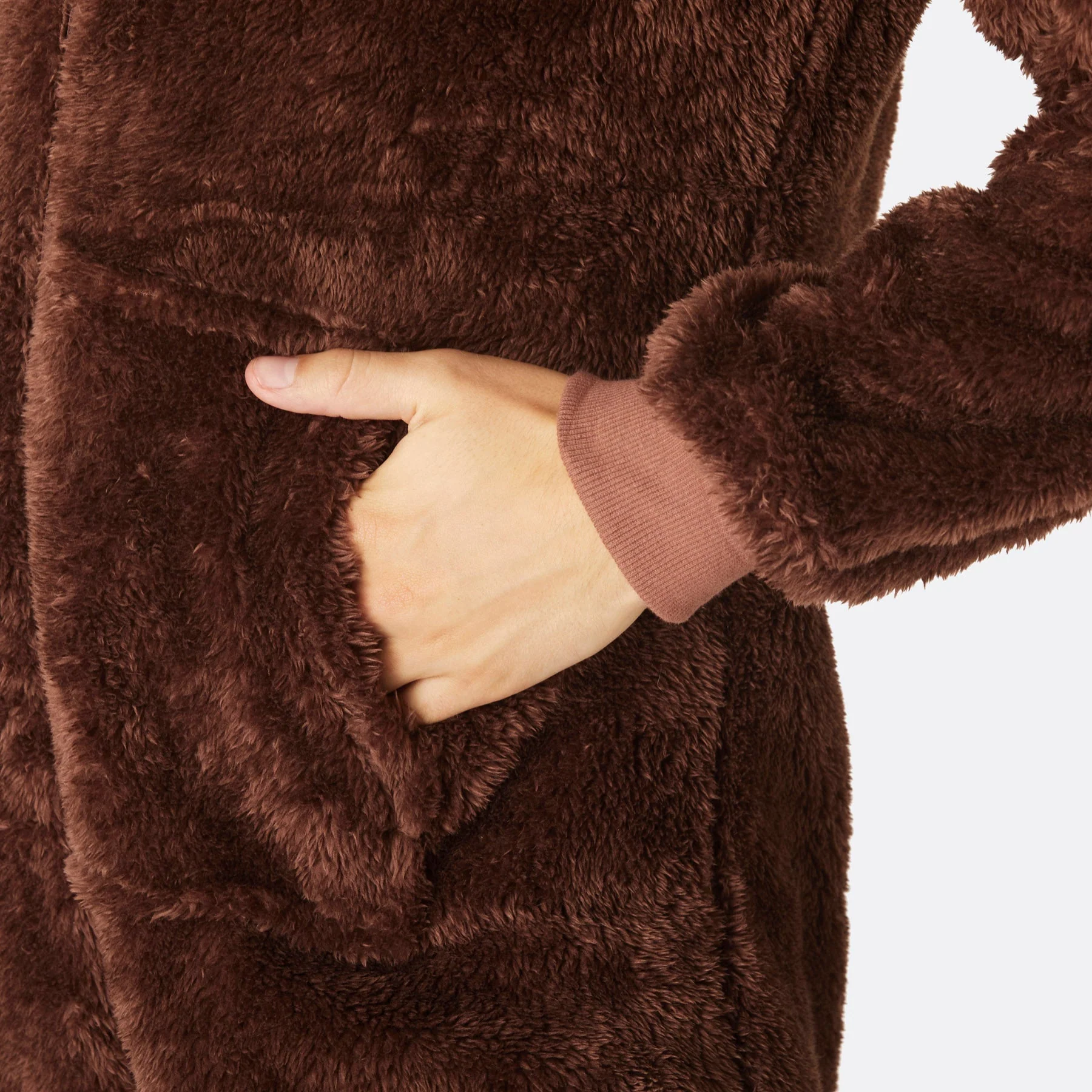 Brauner Teddybär Onesie Herren - Image 6