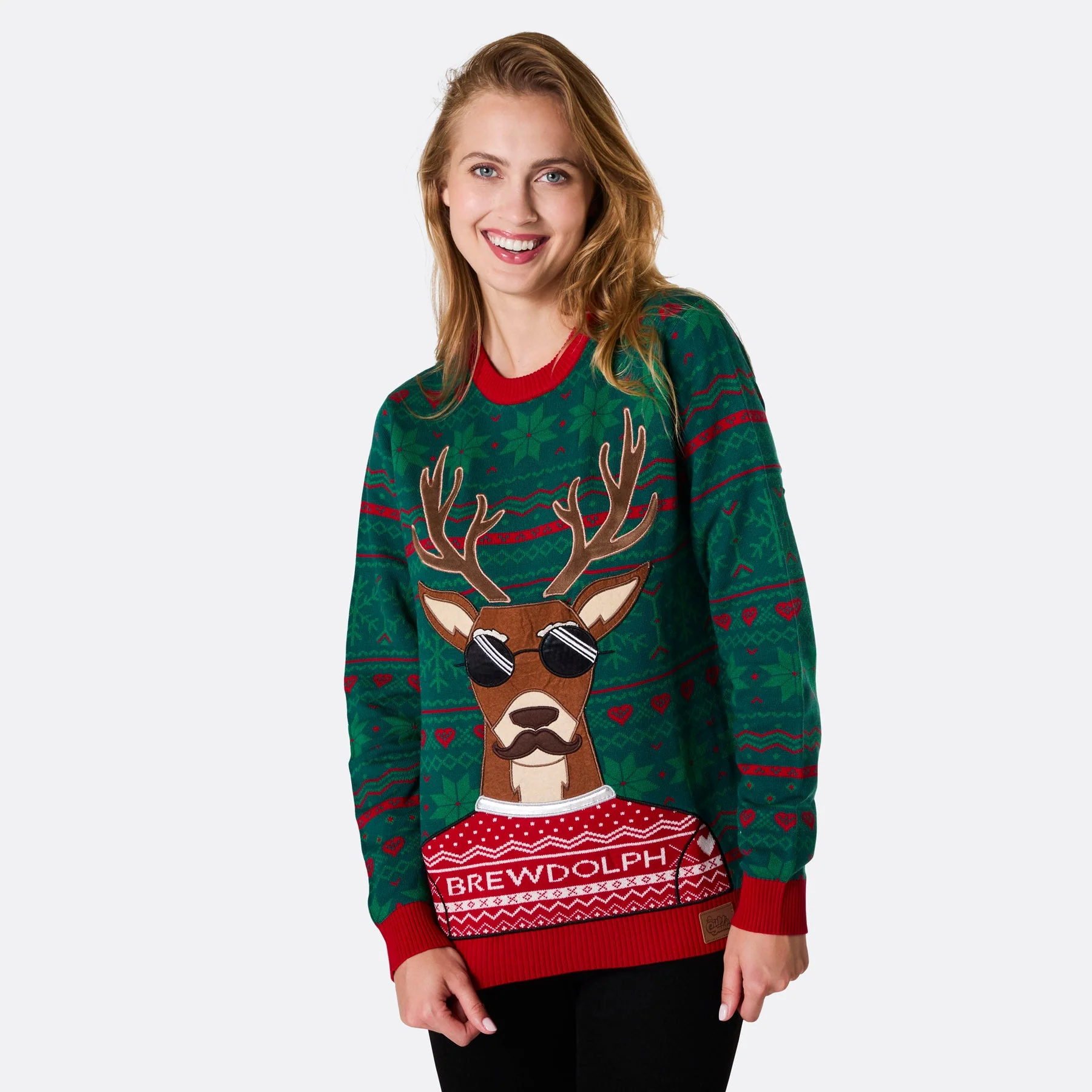 Brewdolph Weihnachtspullover Damen - Image 4