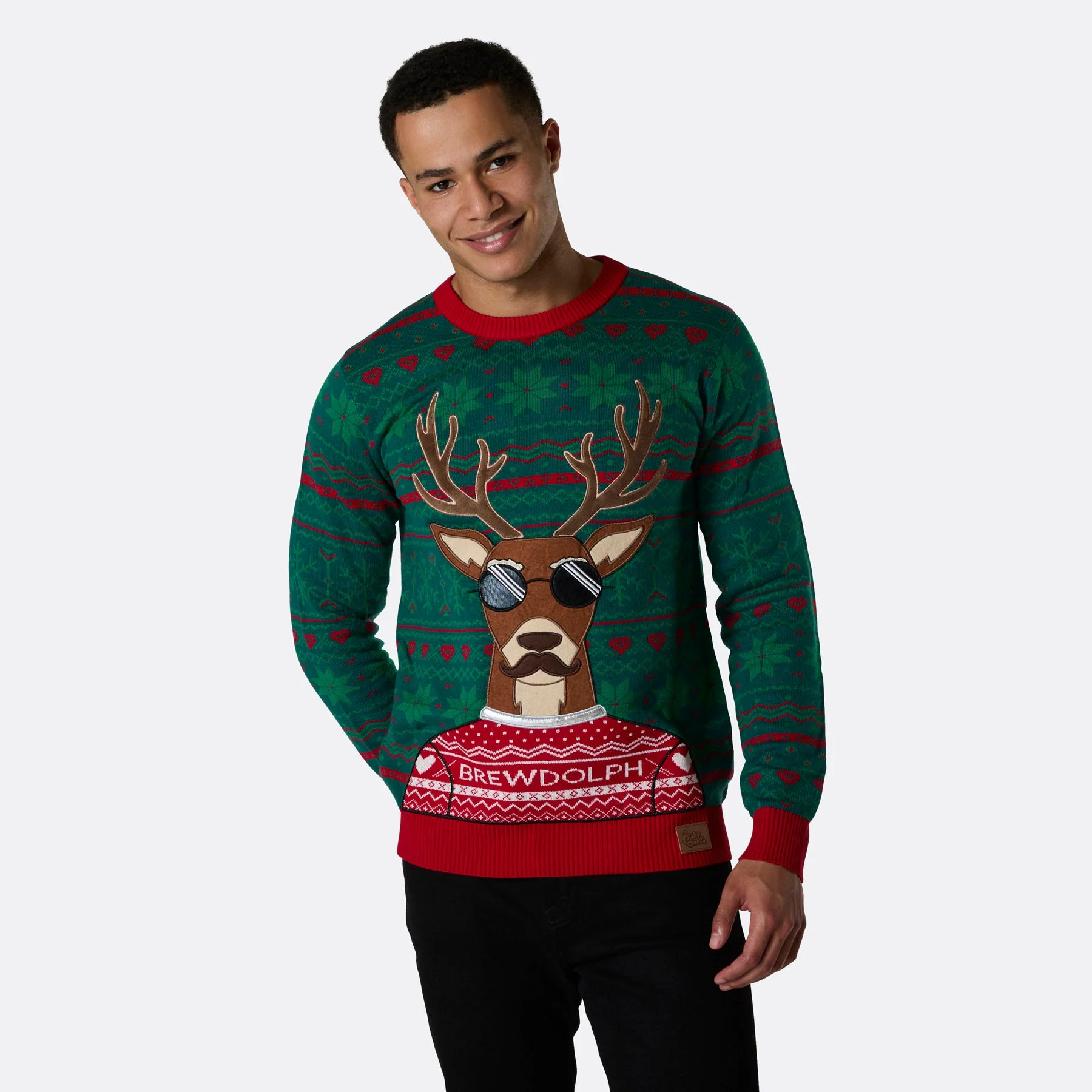 Brewdolph Weihnachtspullover Herren - Image 3
