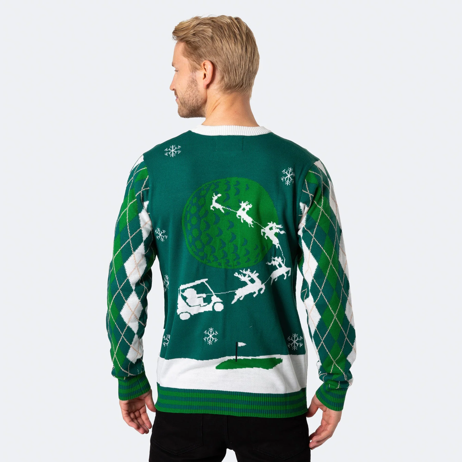 Der Golfer Weihnachtspullover Herren - Image 3