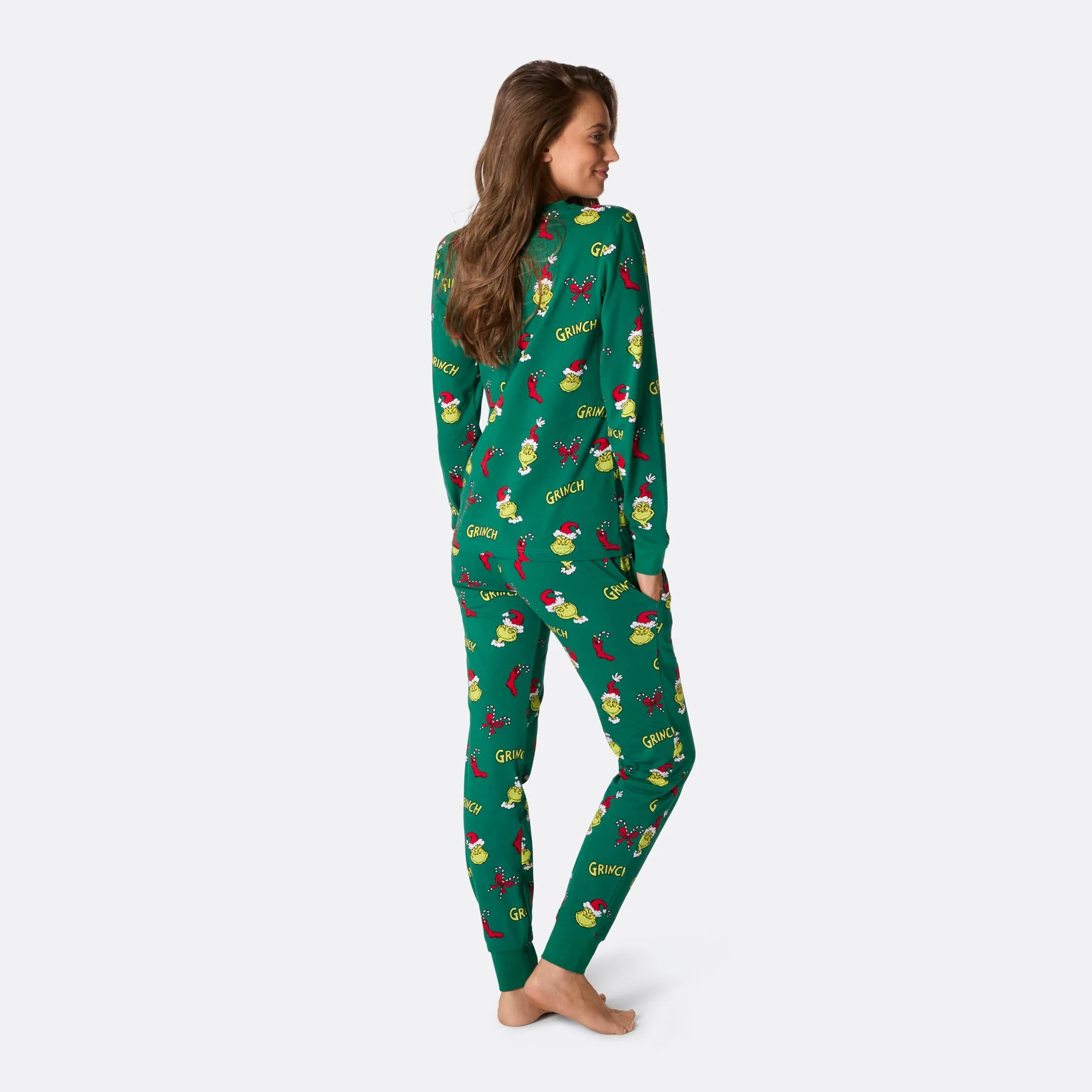 Der Grinch Weihnachtspyjama Damen - Image 3