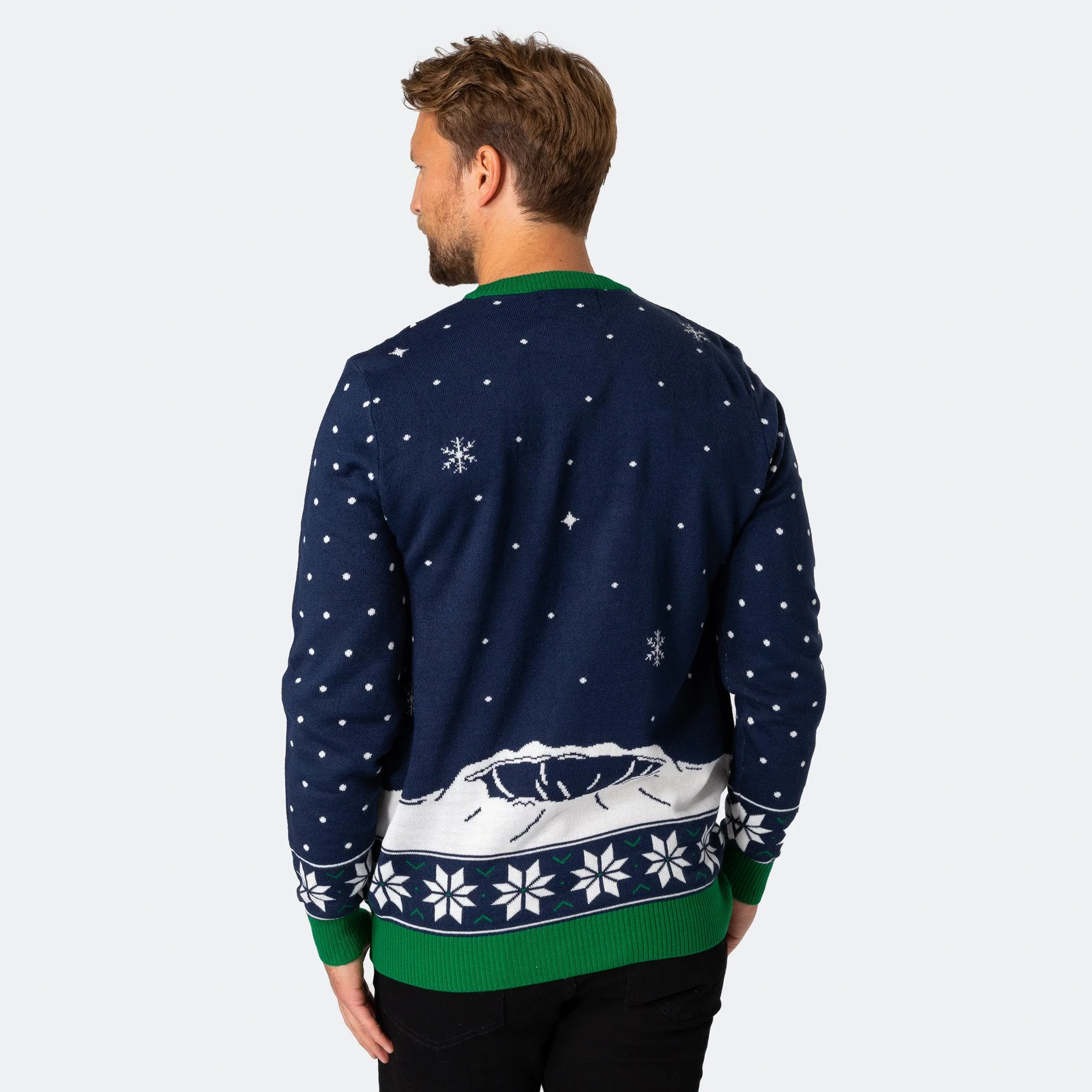 Dinosaurier Weihnachtspullover Herren - Image 3