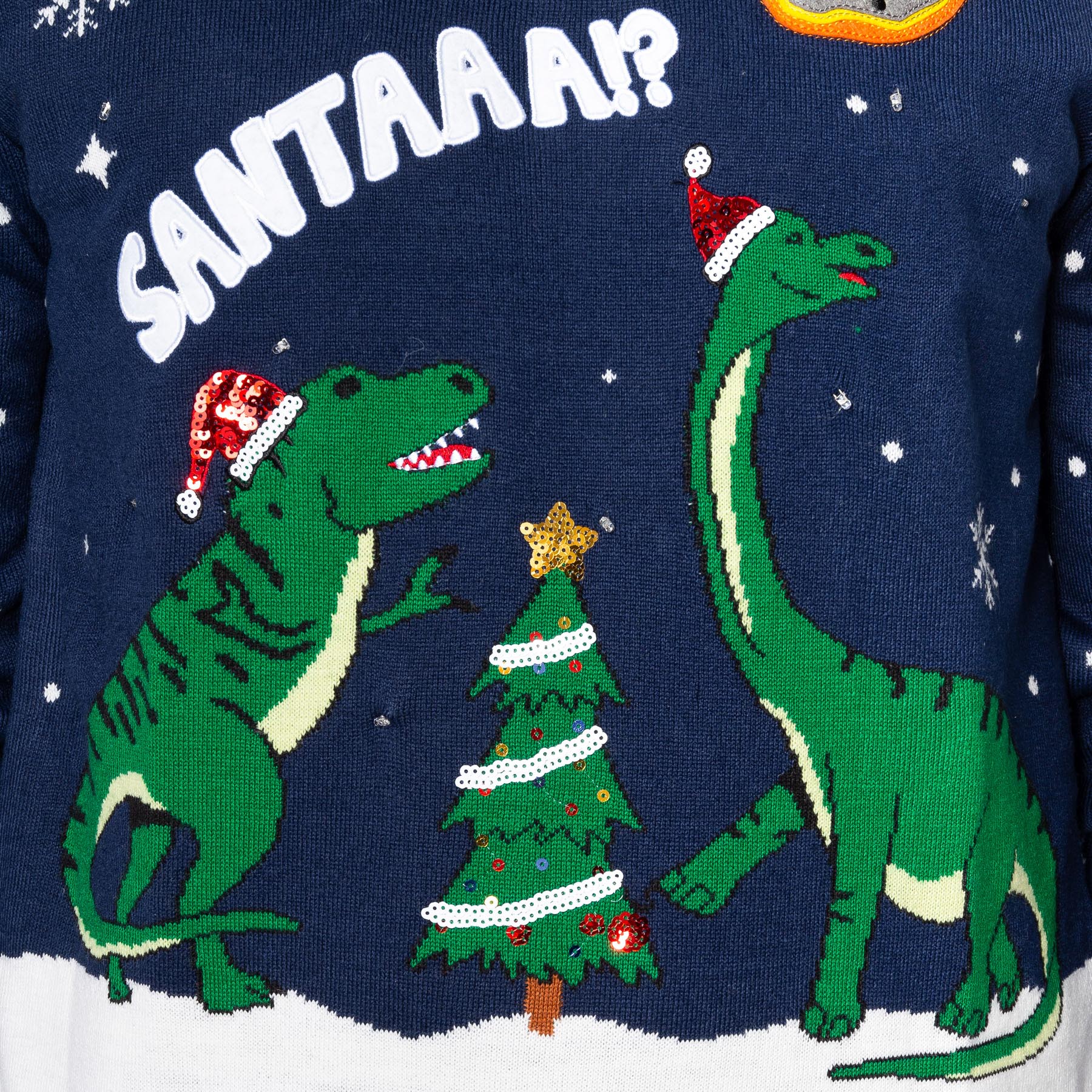 Dinosaurier Weihnachtspullover Herren - Image 4