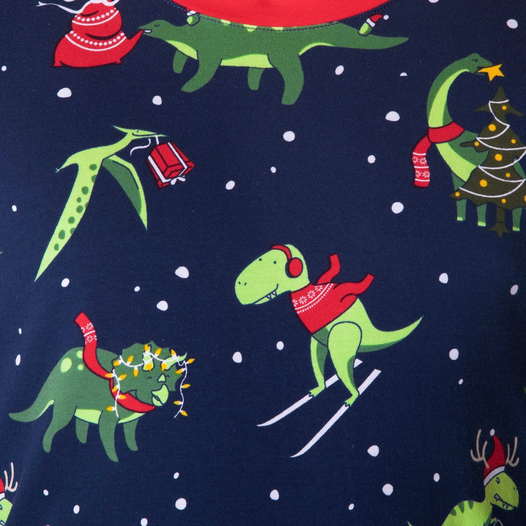 Dinosaurier Weihnachtspyjama Kinder - Image 3