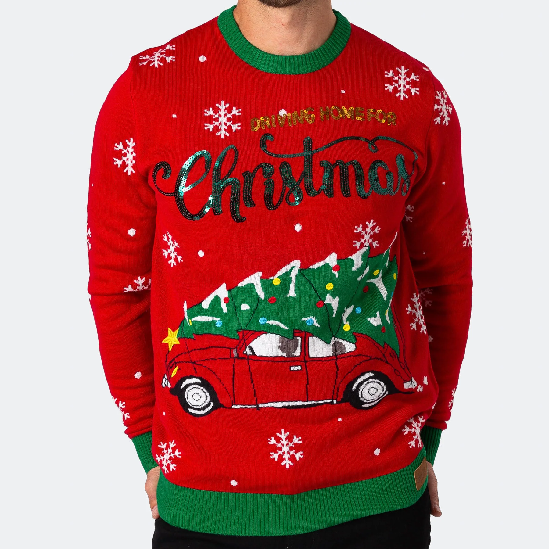 Driving Home For Christmas Weihnachtspullover Herren - Image 6