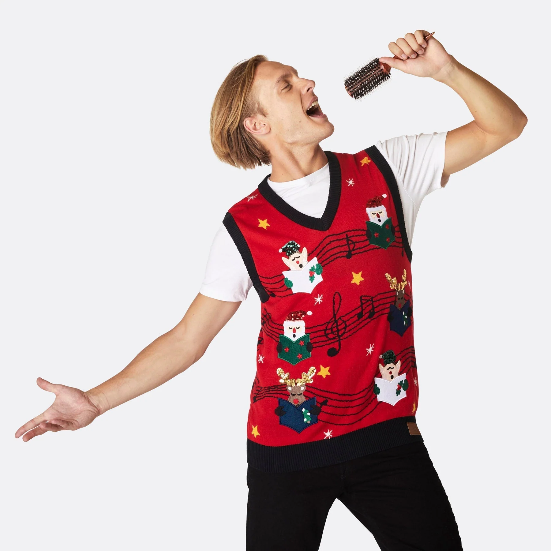 Fa-la-la Weihnachtspullunder Herren - Image 2