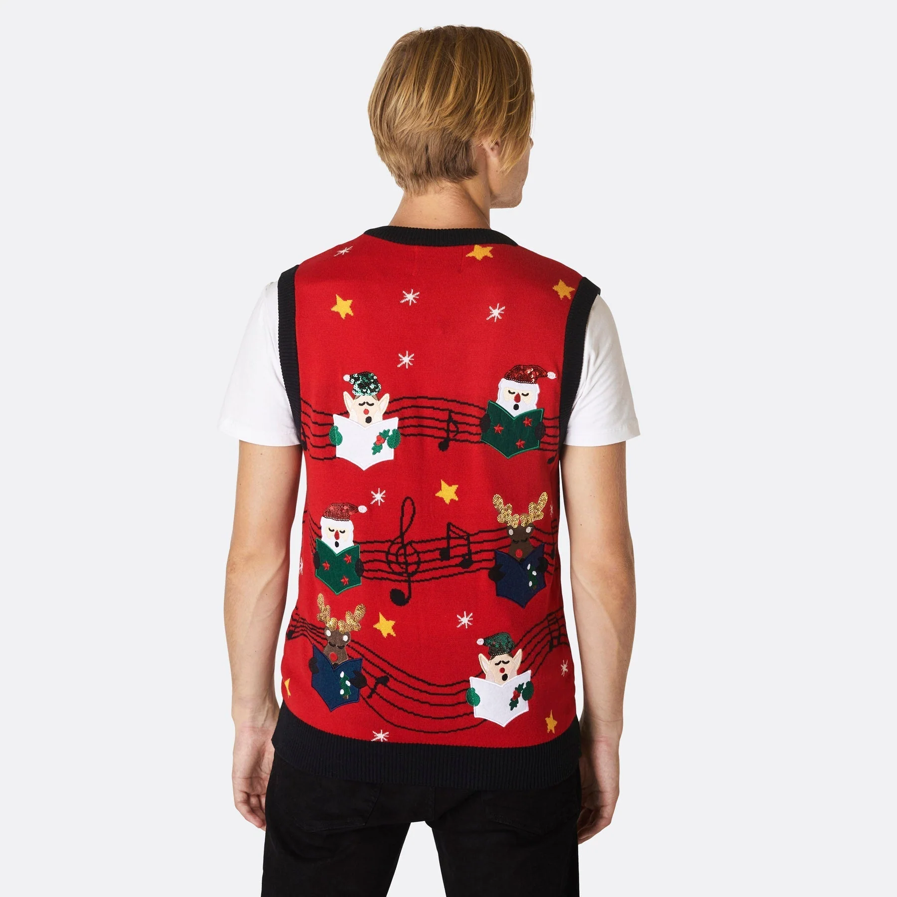 Fa-la-la Weihnachtspullunder Herren - Image 3