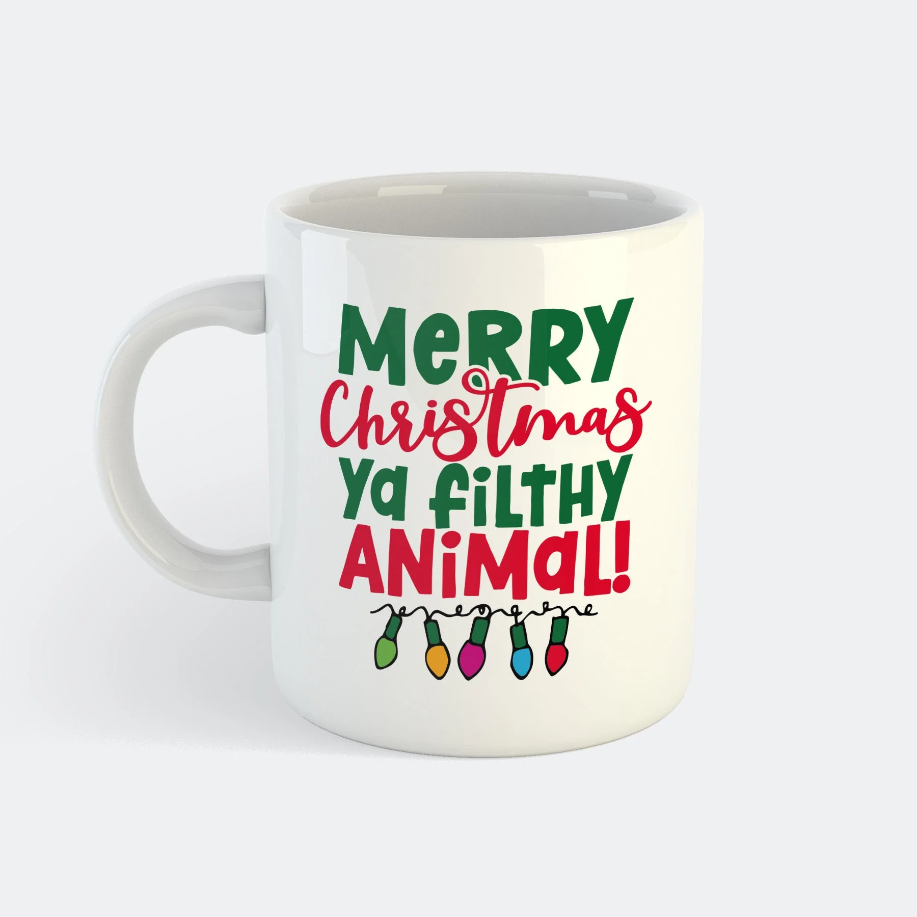 Merry Christmas Ya Filthy Animal Tasse