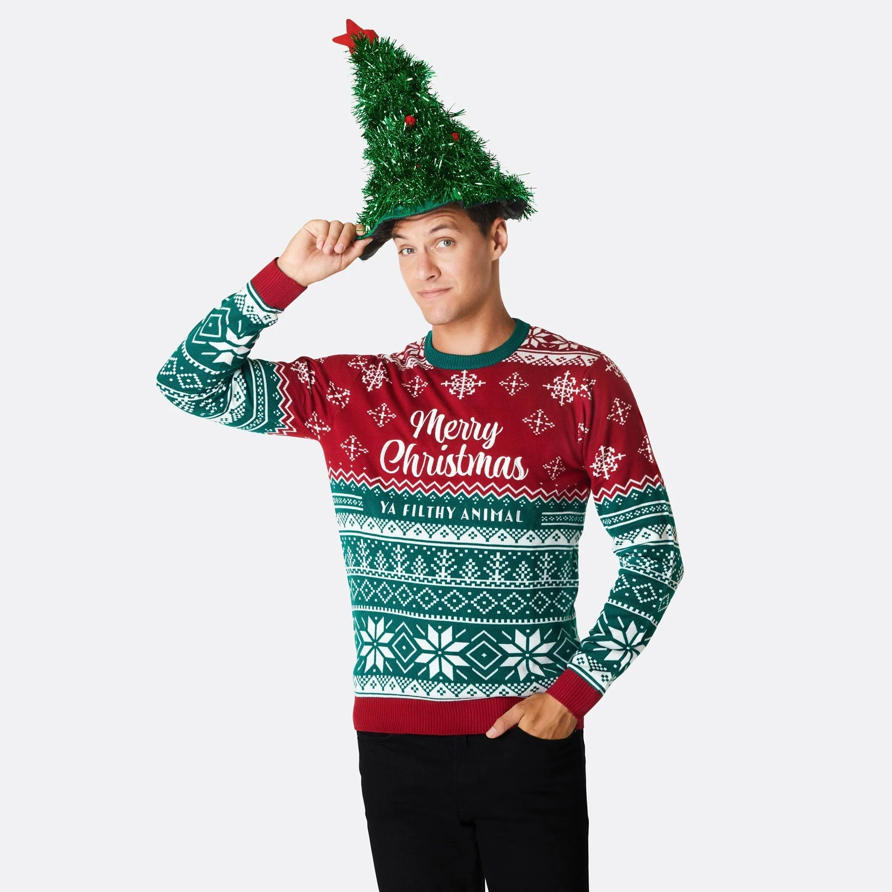 Filthy Animal Weihnachtspullover Herren - Image 2