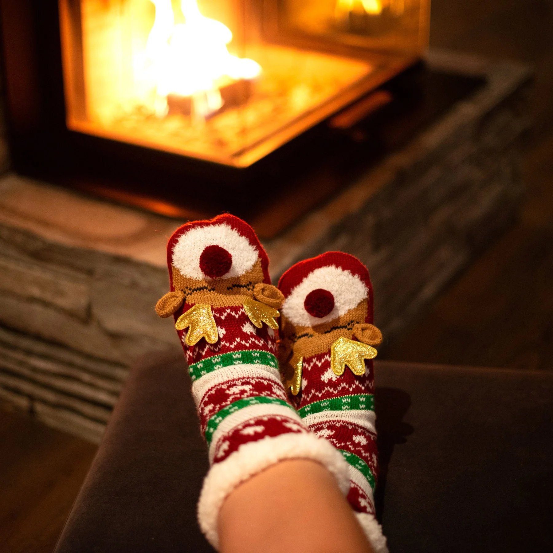Rentier Sherpa-Socken - Image 3