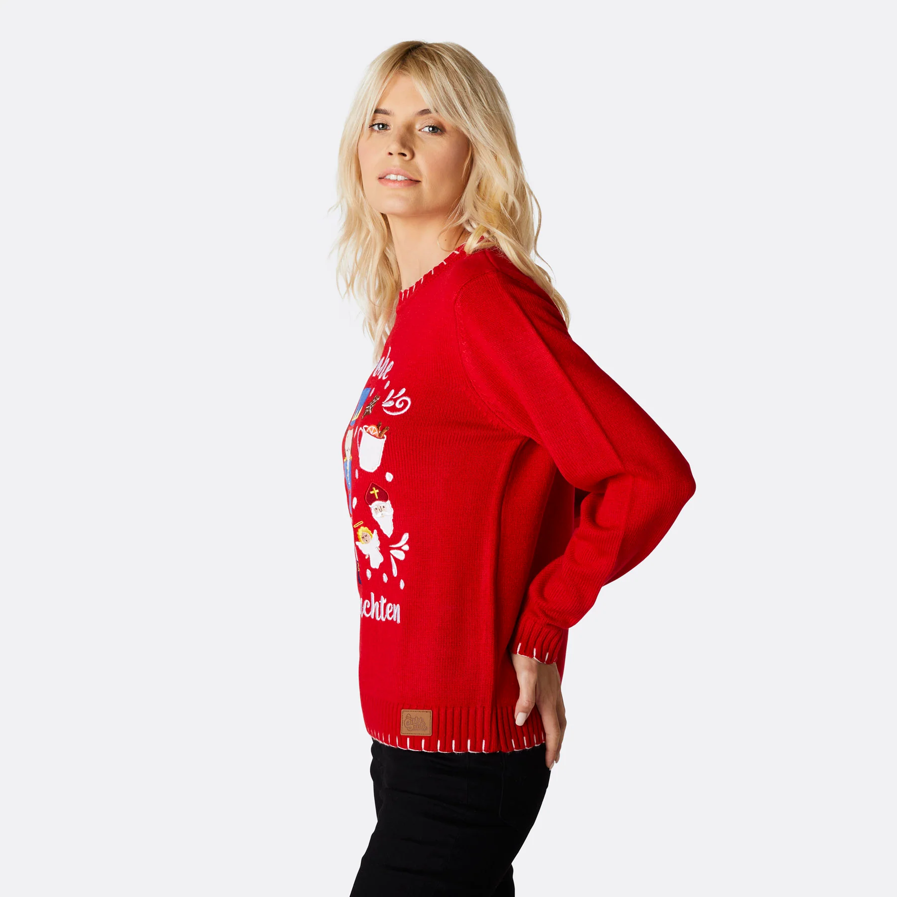 Frohe Weihnachten Weihnachtspullover Damen - Image 3