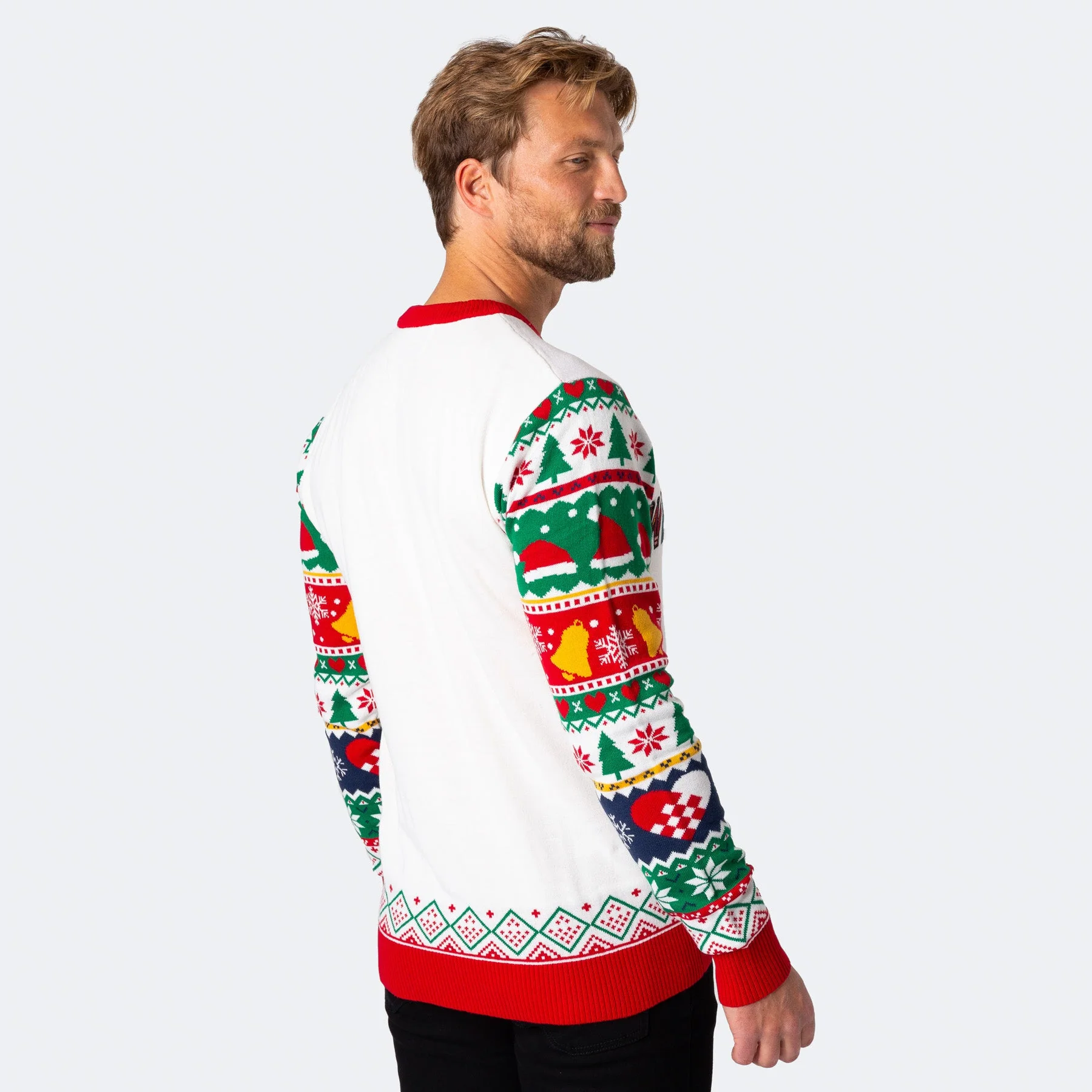 Frohe Weihnachten Weihnachtspullover Herren - Image 3
