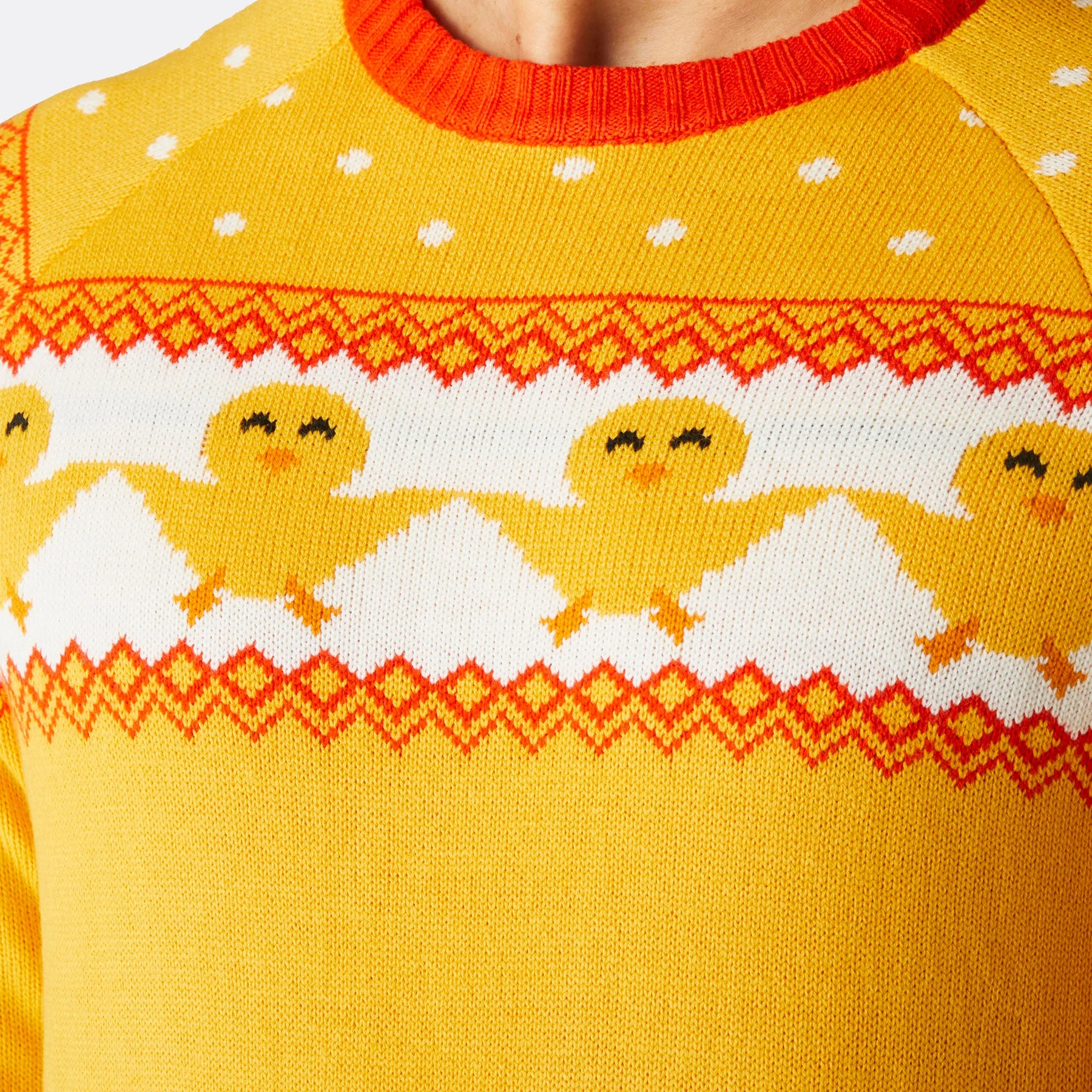 Gelber Osterpullover Damen - Image 4