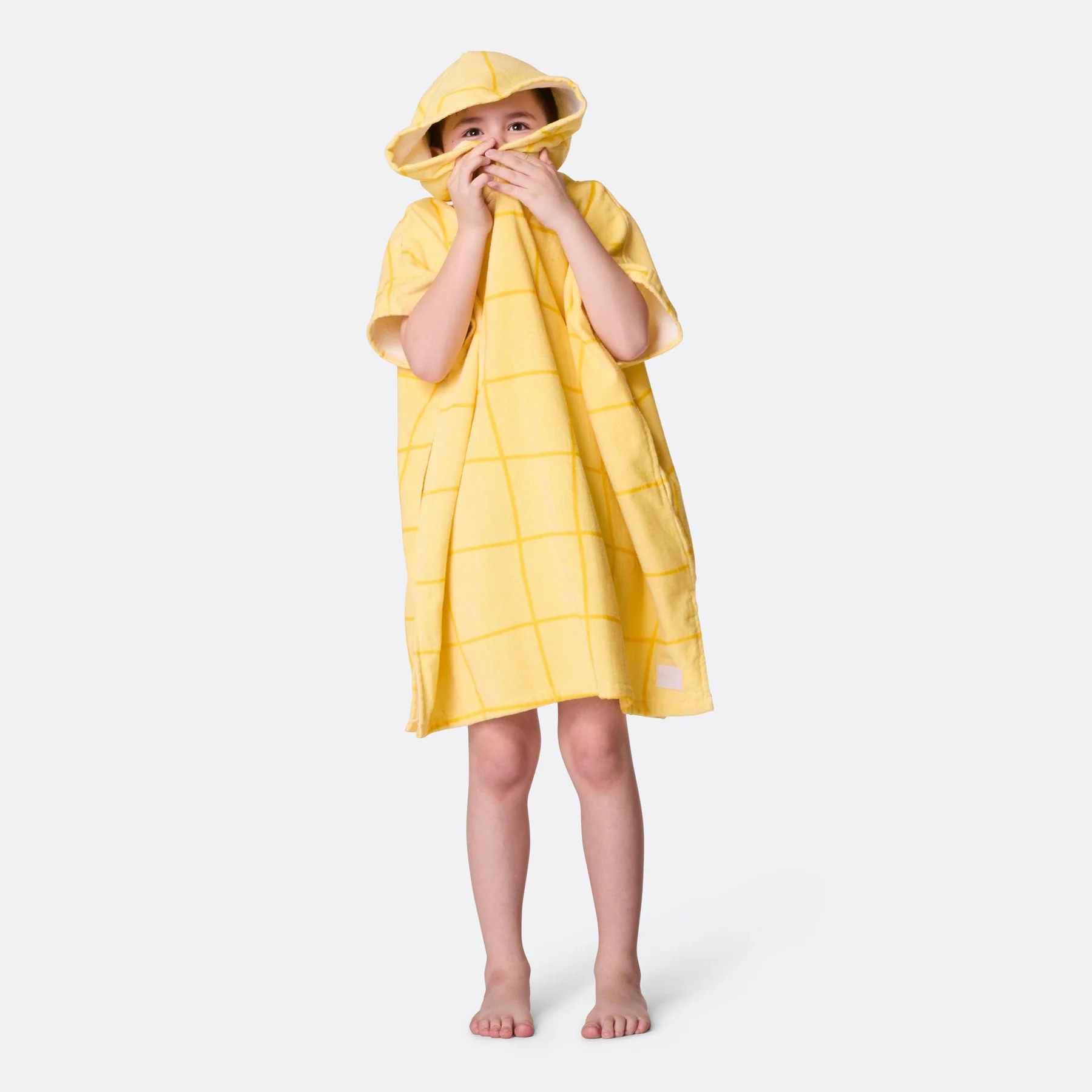 Gelber Pool Badeponcho Kinder - Image 3