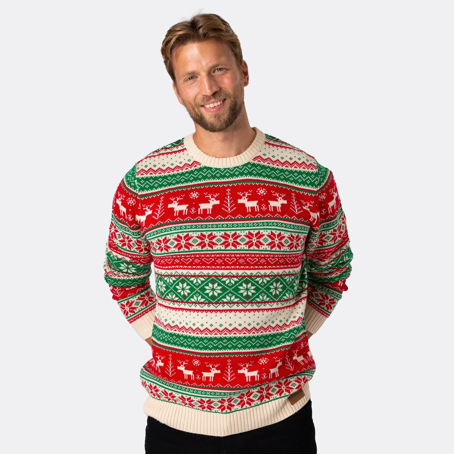 Gestrickter Weihnachtspullover Herren - Image 2