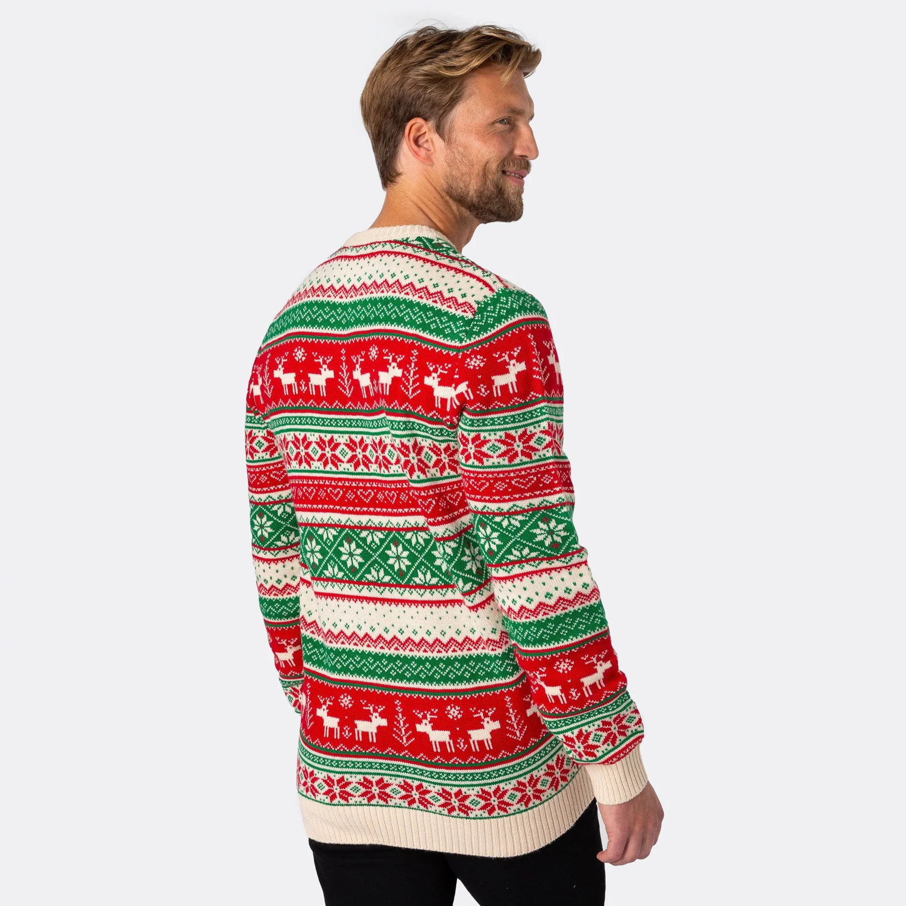 Gestrickter Weihnachtspullover Herren - Image 3