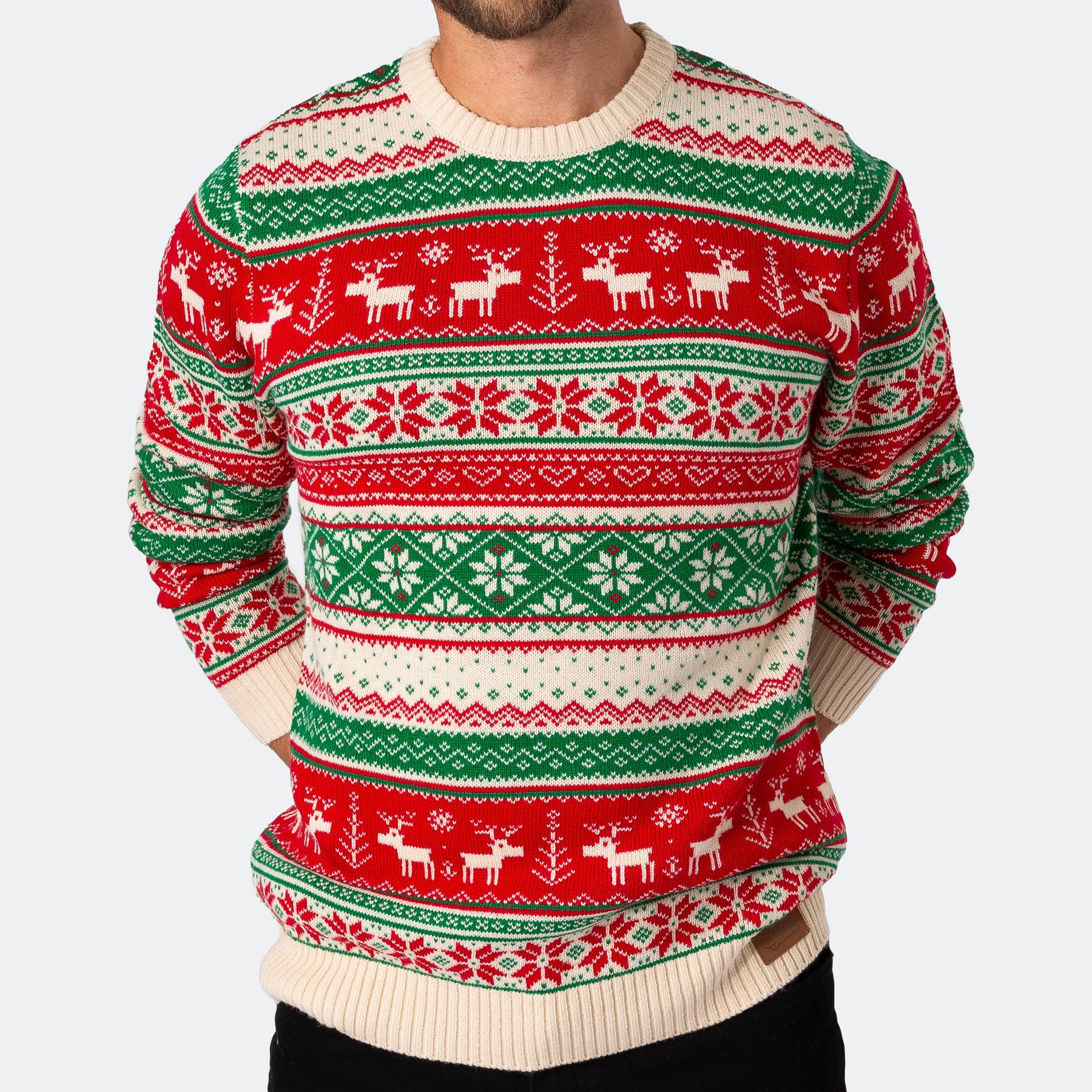 Gestrickter Weihnachtspullover Herren - Image 6