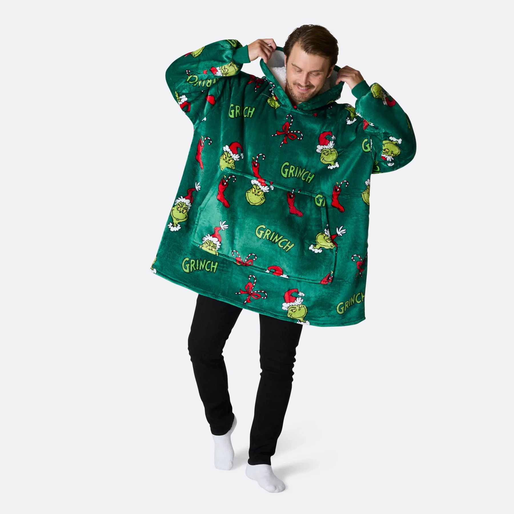 Grüner Der Grinch HappyHoodie - Image 3