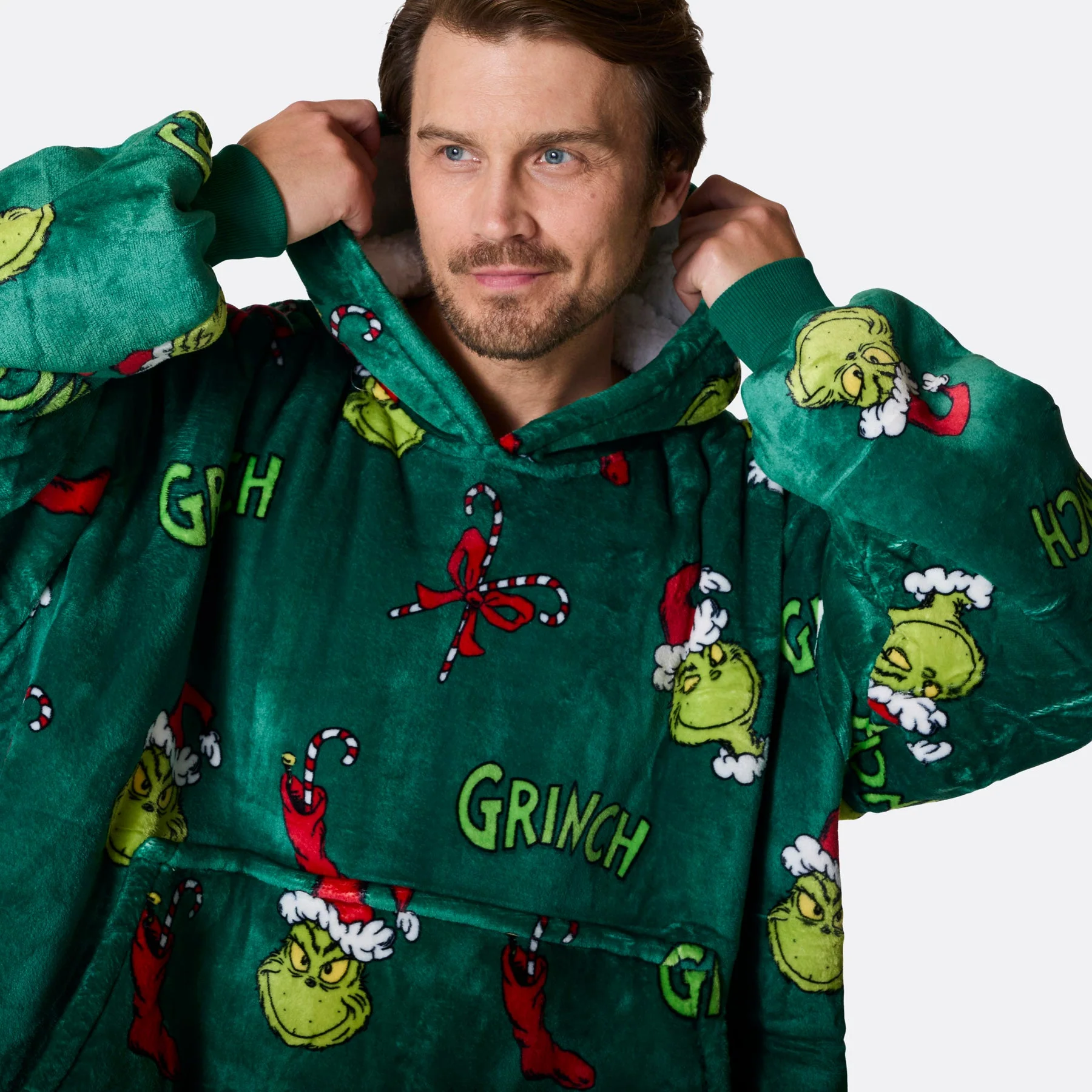 Grüner Der Grinch HappyHoodie - Image 5