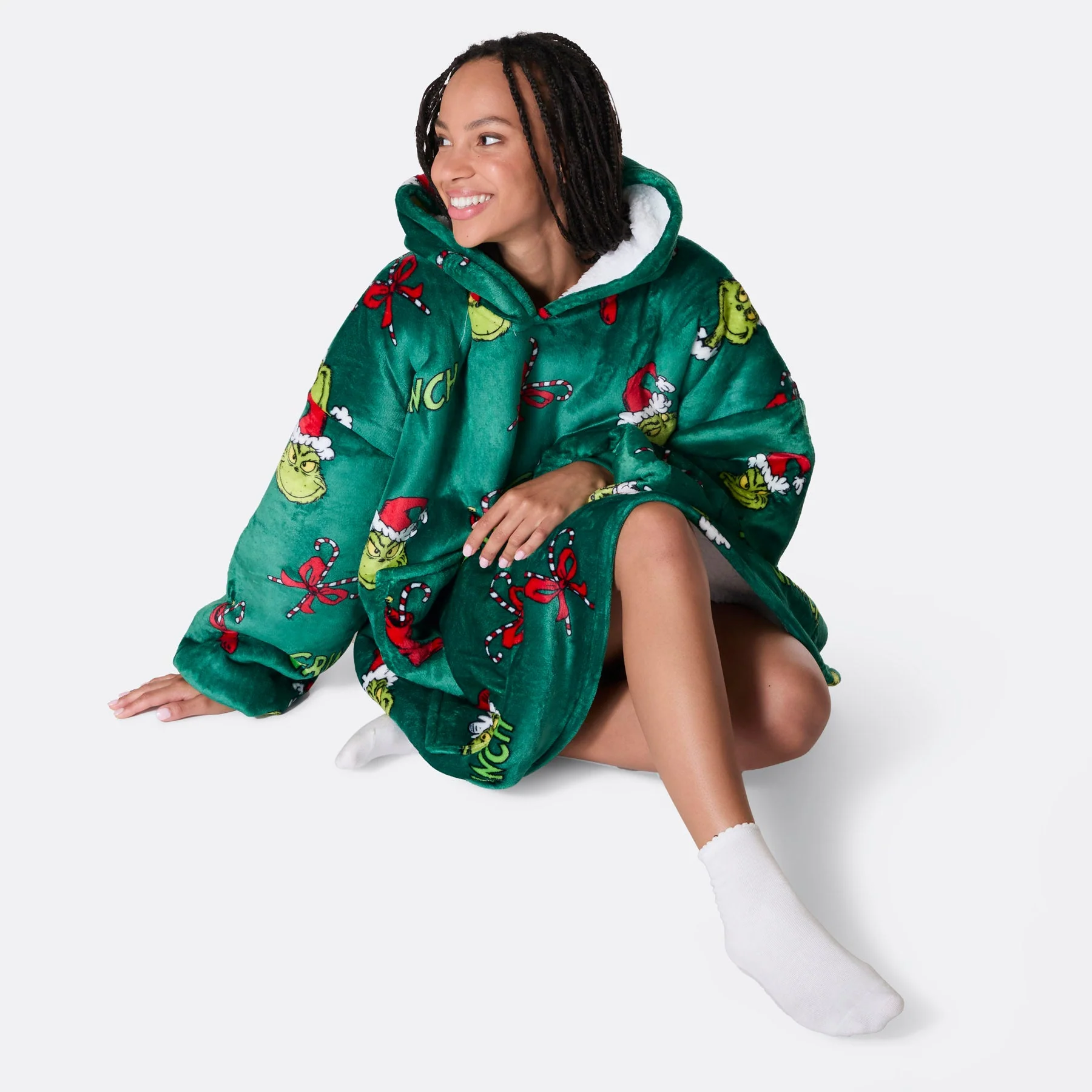 Grüner Der Grinch HappyHoodie - Image 8