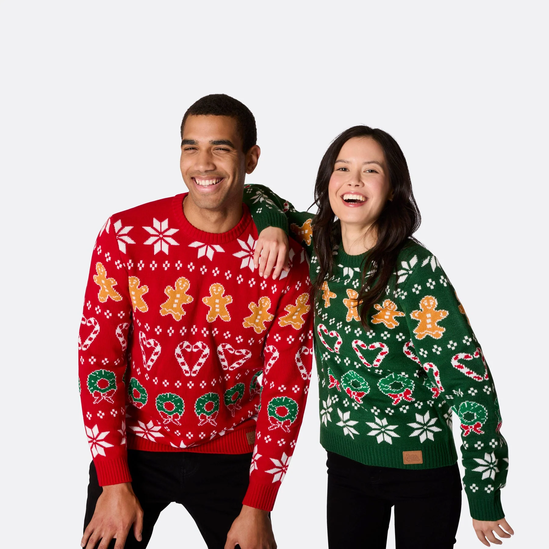 Grüner Klassischer Weihnachtspullover Herren - Image 5
