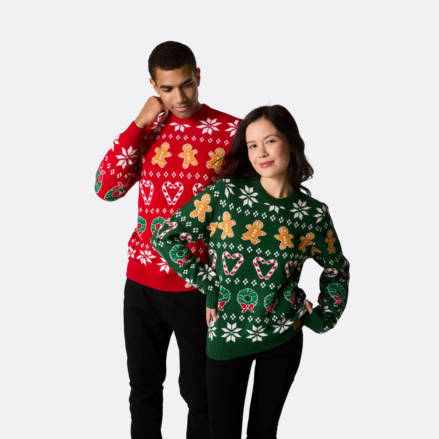 Grüner Klassischer Weihnachtspullover Herren - Image 7