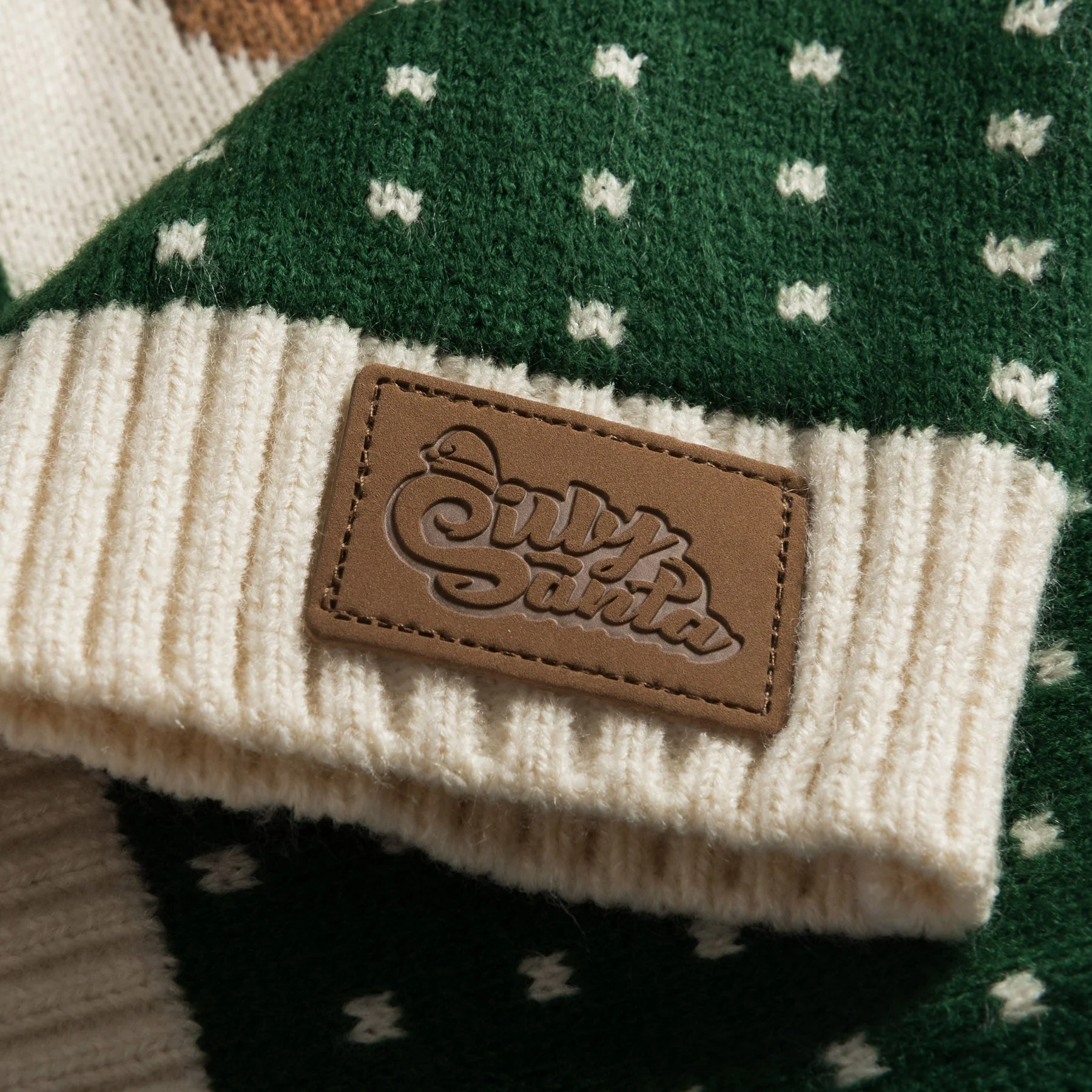 Grüner Retro Rentier Weihnachtspullover Kinder - Image 4