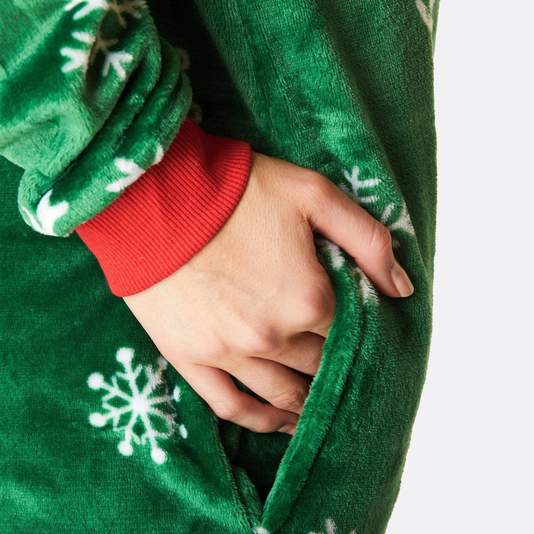 Grüner Rentier Onesie Damen - Image 5
