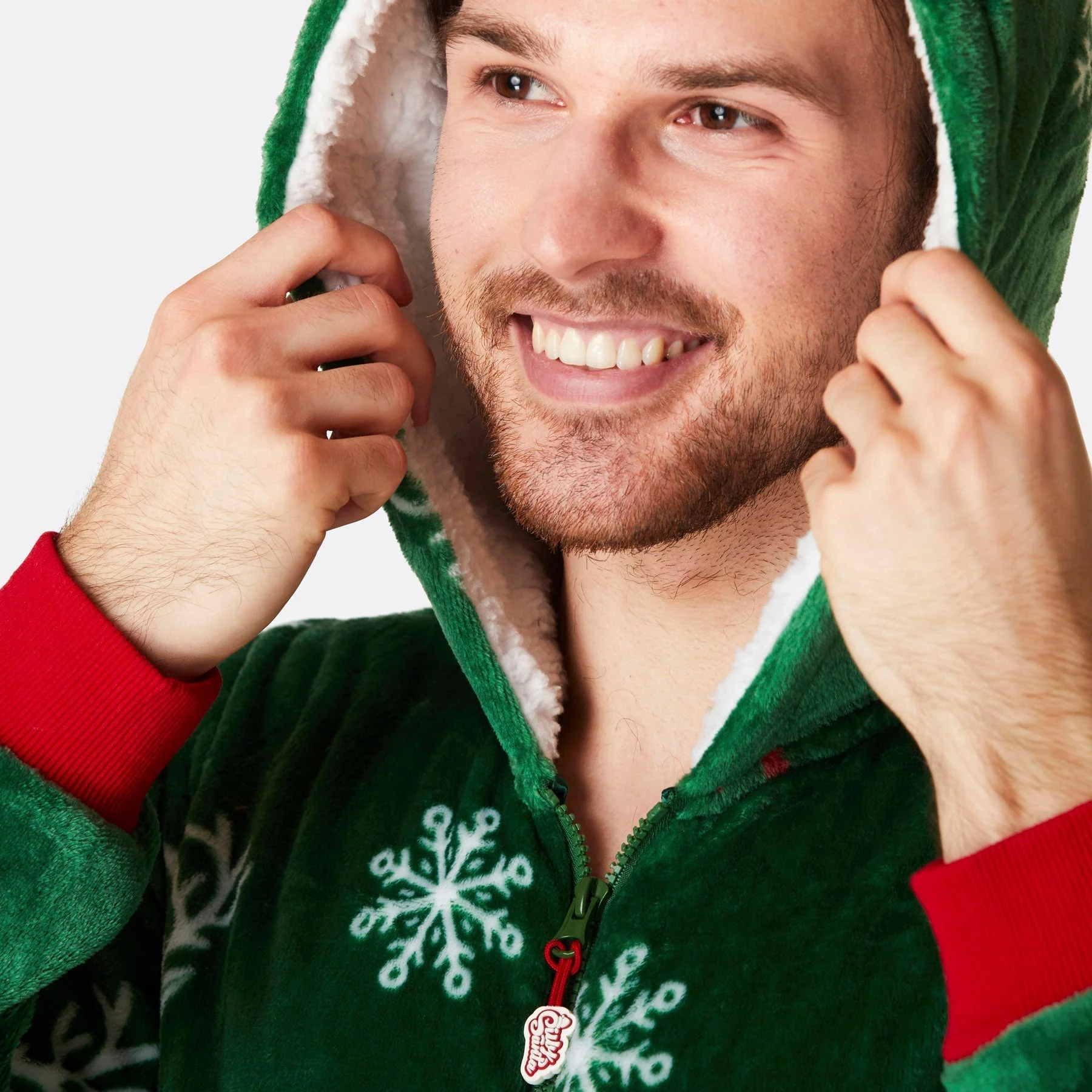 Grüner Rentier Onesie Herren - Image 4