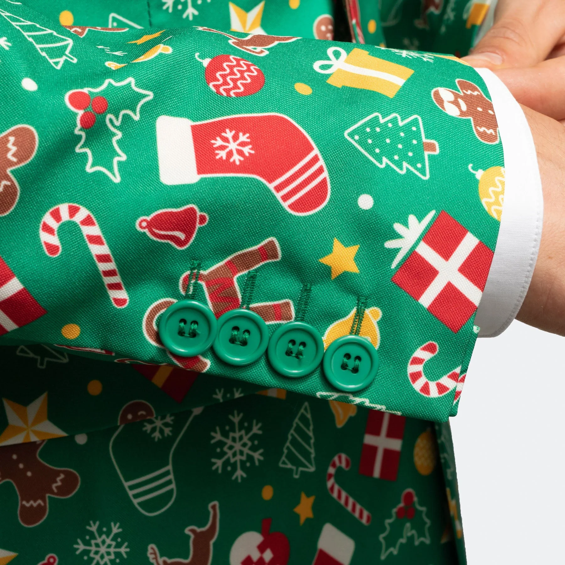 Grüner Weihnachtsblazer - Image 5