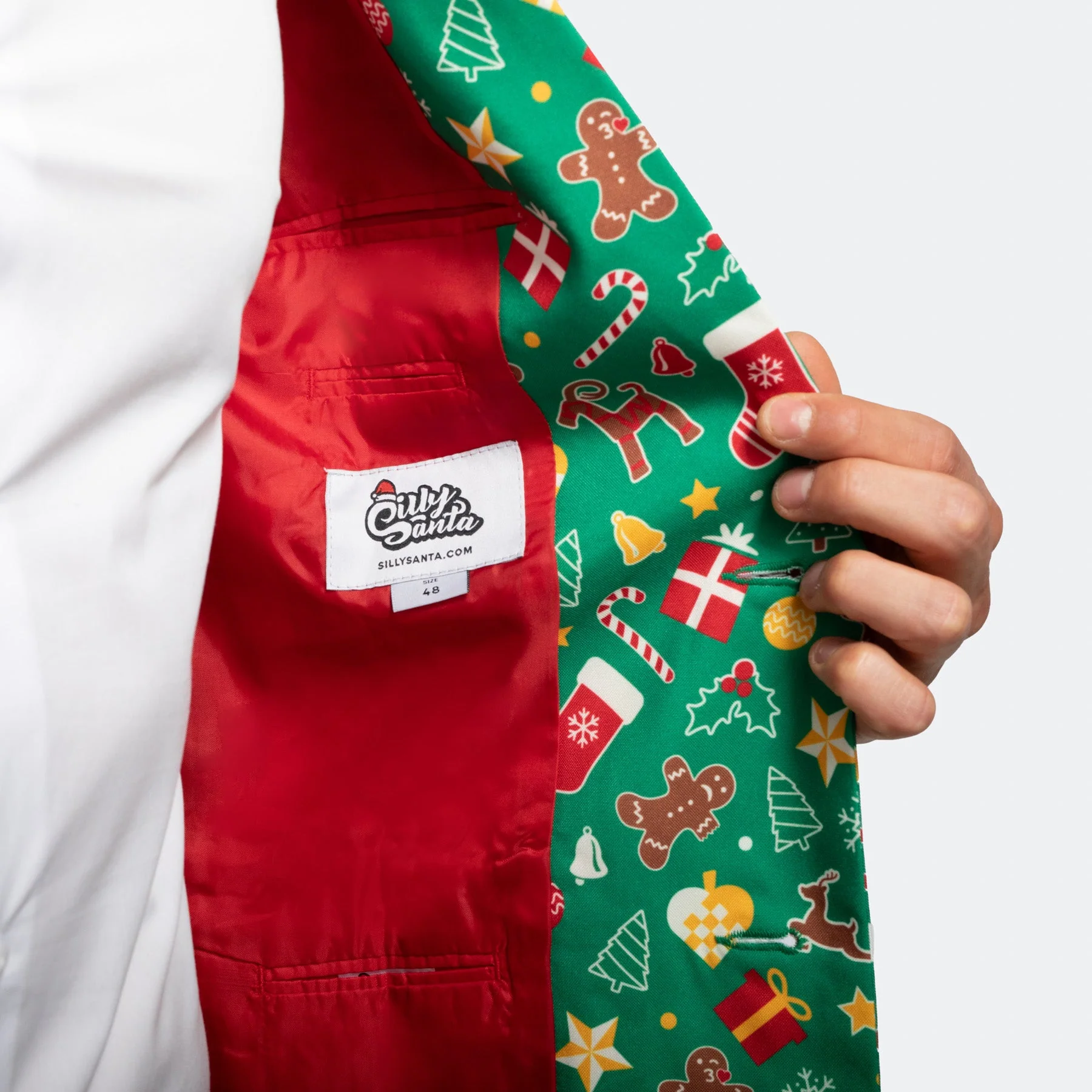 Grüner Weihnachtsblazer - Image 6