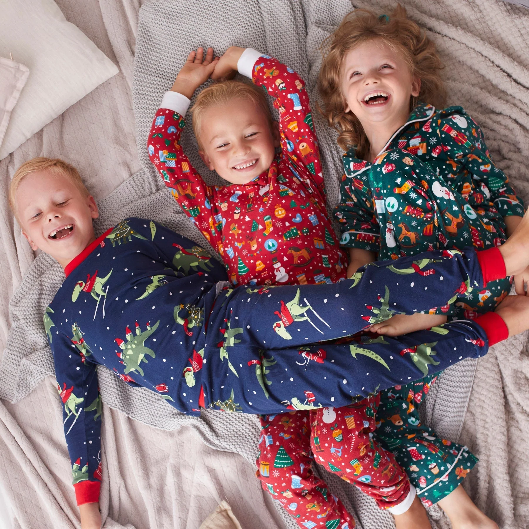 Grüner Weihnachtstraum Weihnachtspyjama Kinder - Image 5