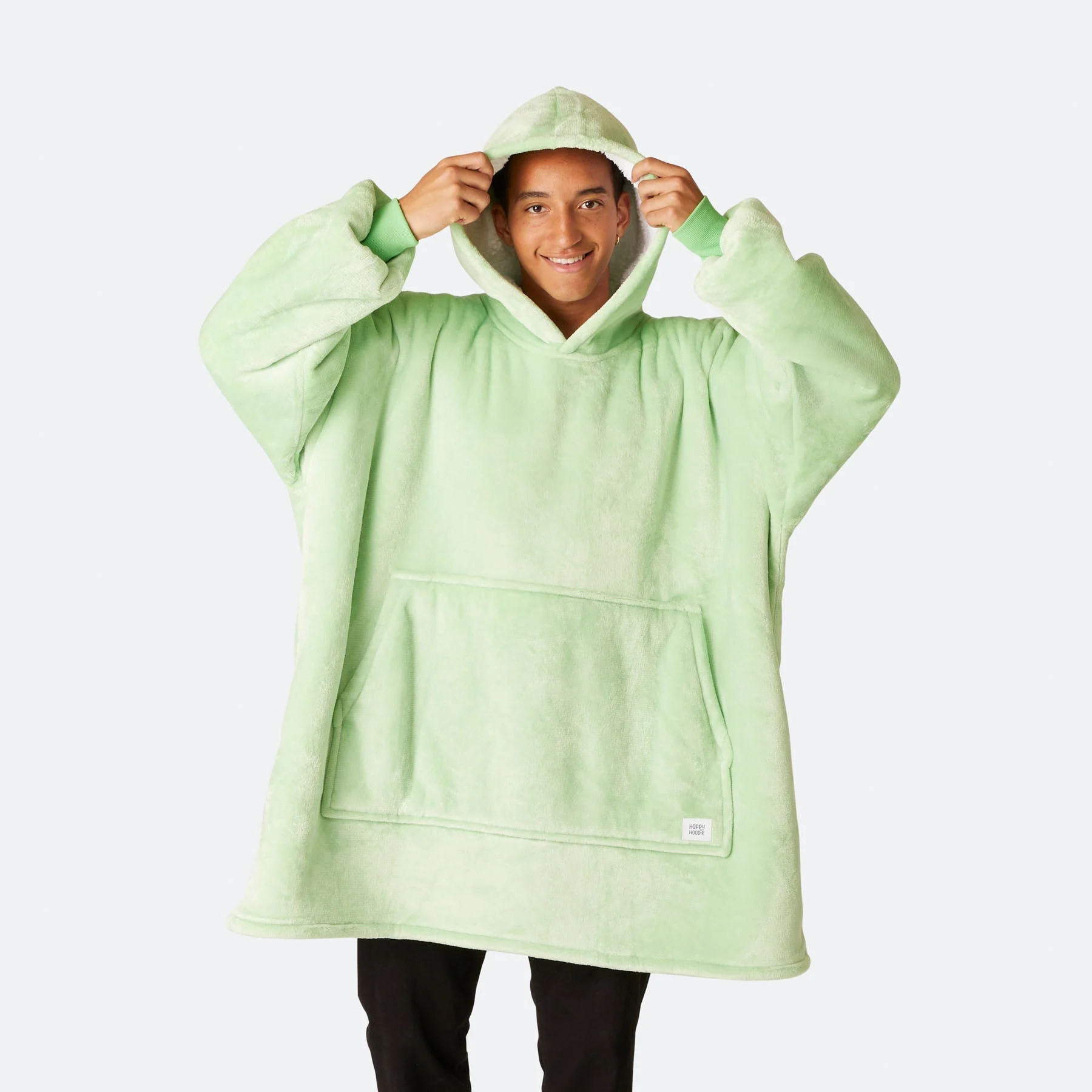 Hellgrüner HappyHoodie - Image 3