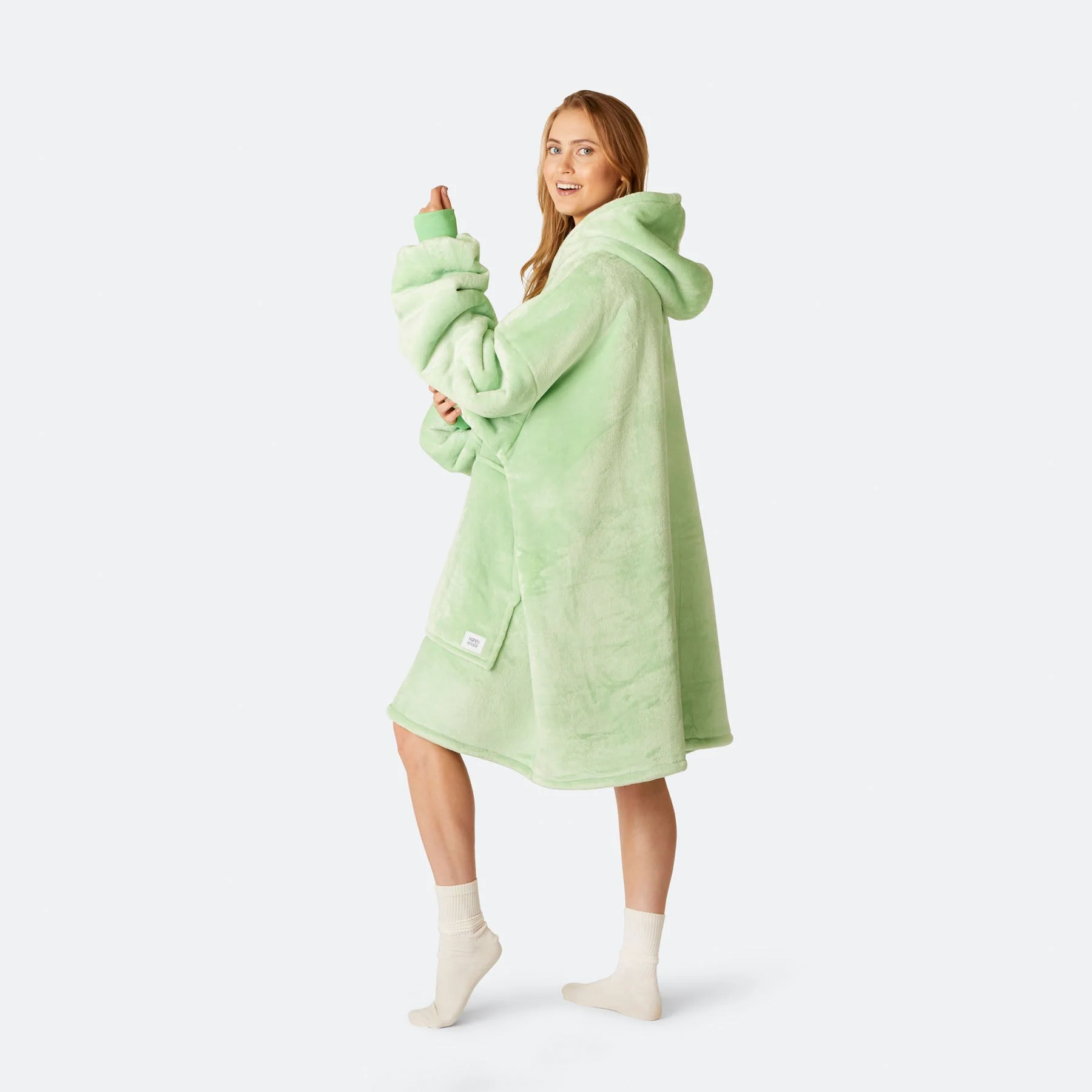 Hellgrüner HappyHoodie - Image 6